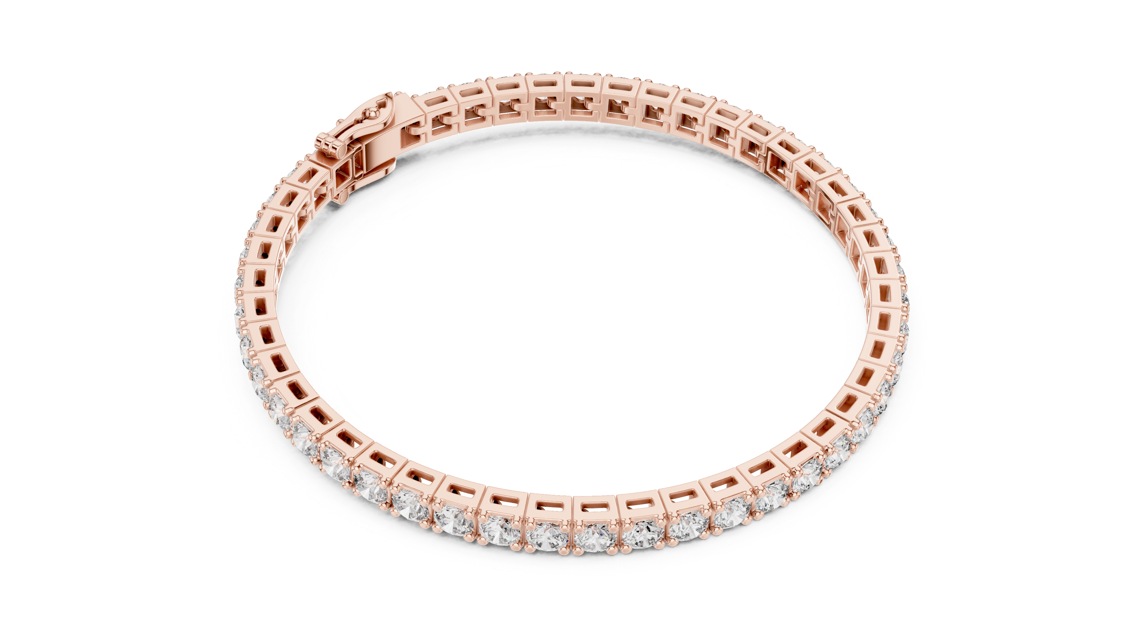 Luxury Slim Diamond Tennis Bracelet