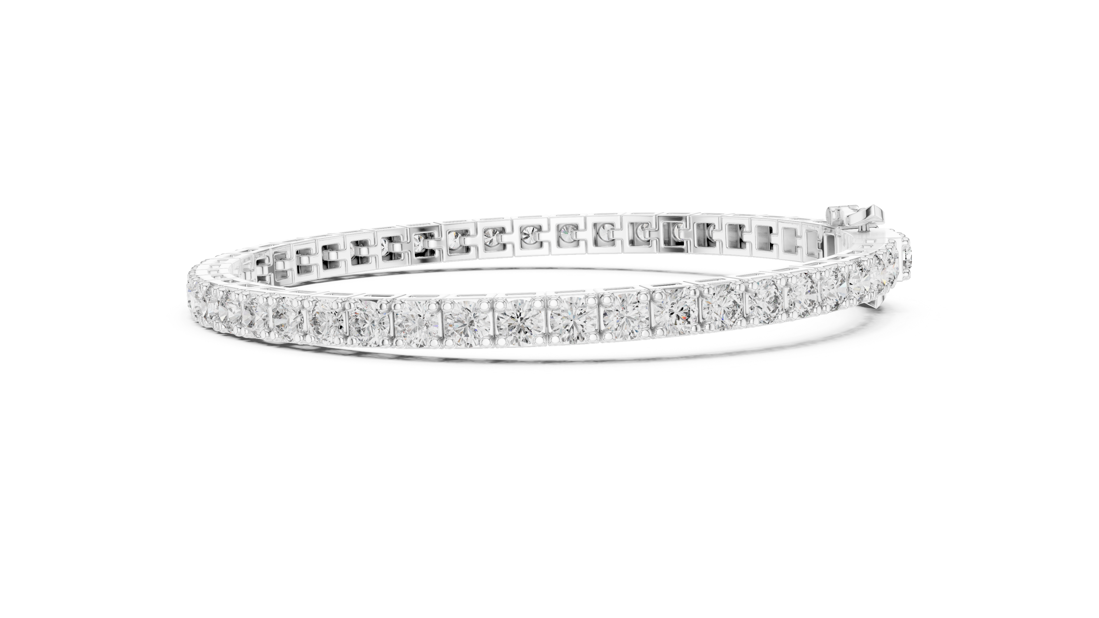 Luxury Slim Diamond Tennis Bracelet