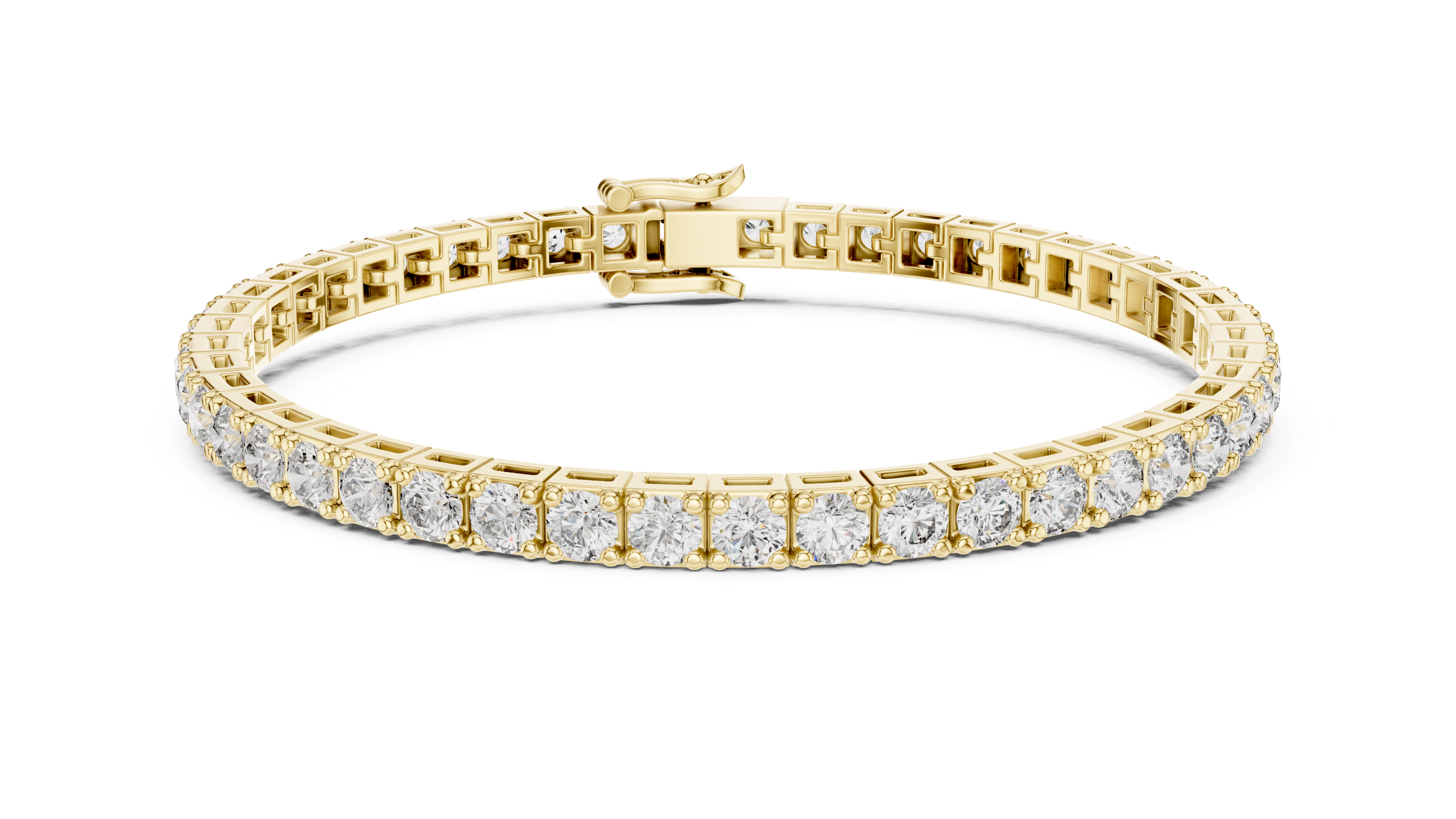 Luxury Slim Diamond Tennis Bracelet