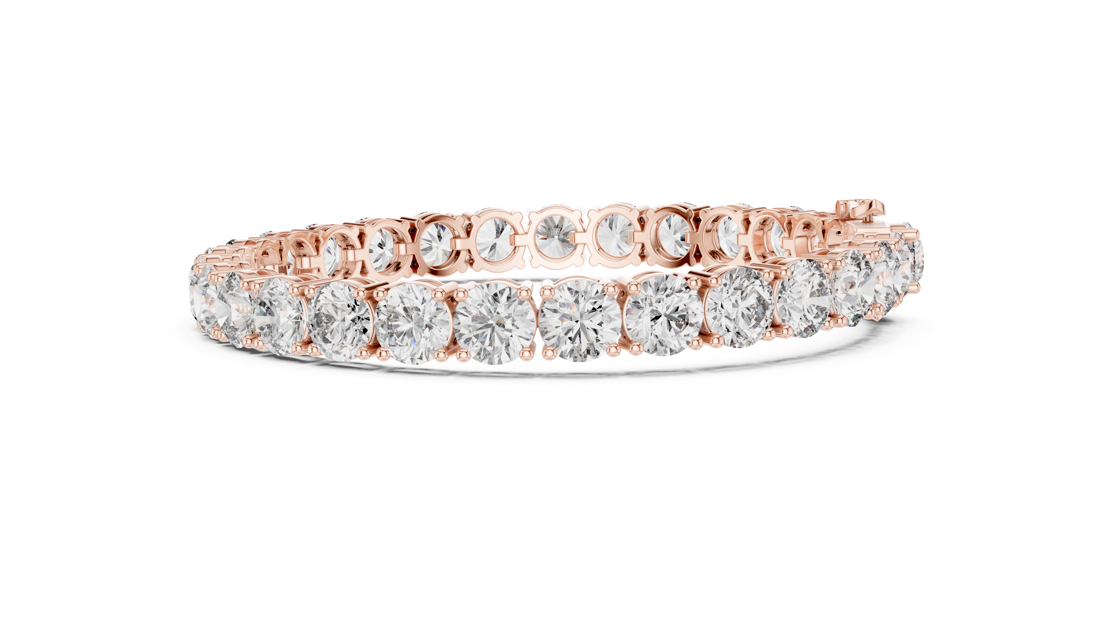 Luxury Round Diamond Tennis Bracelet