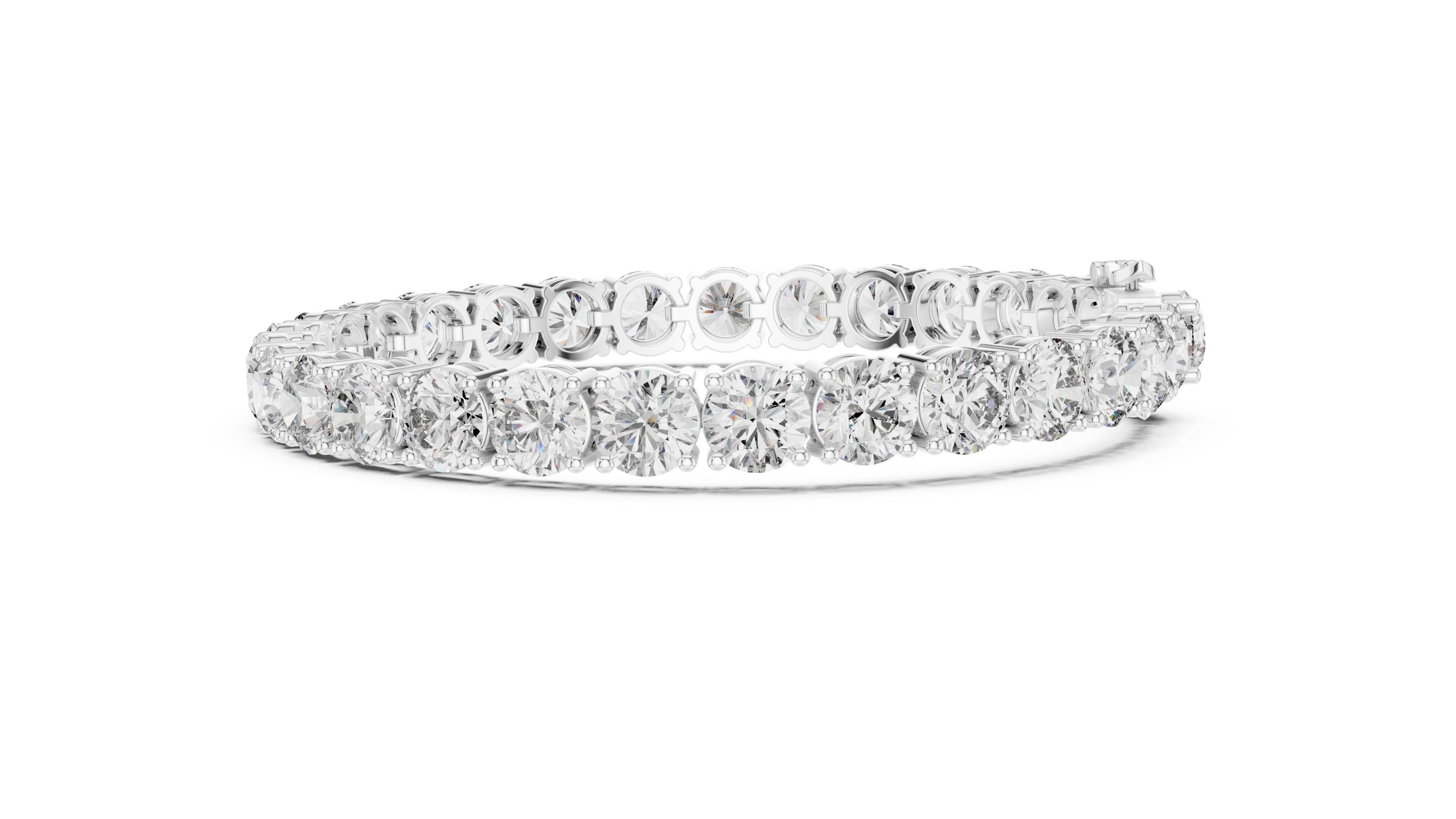 Luxury Round Diamond Tennis Bracelet