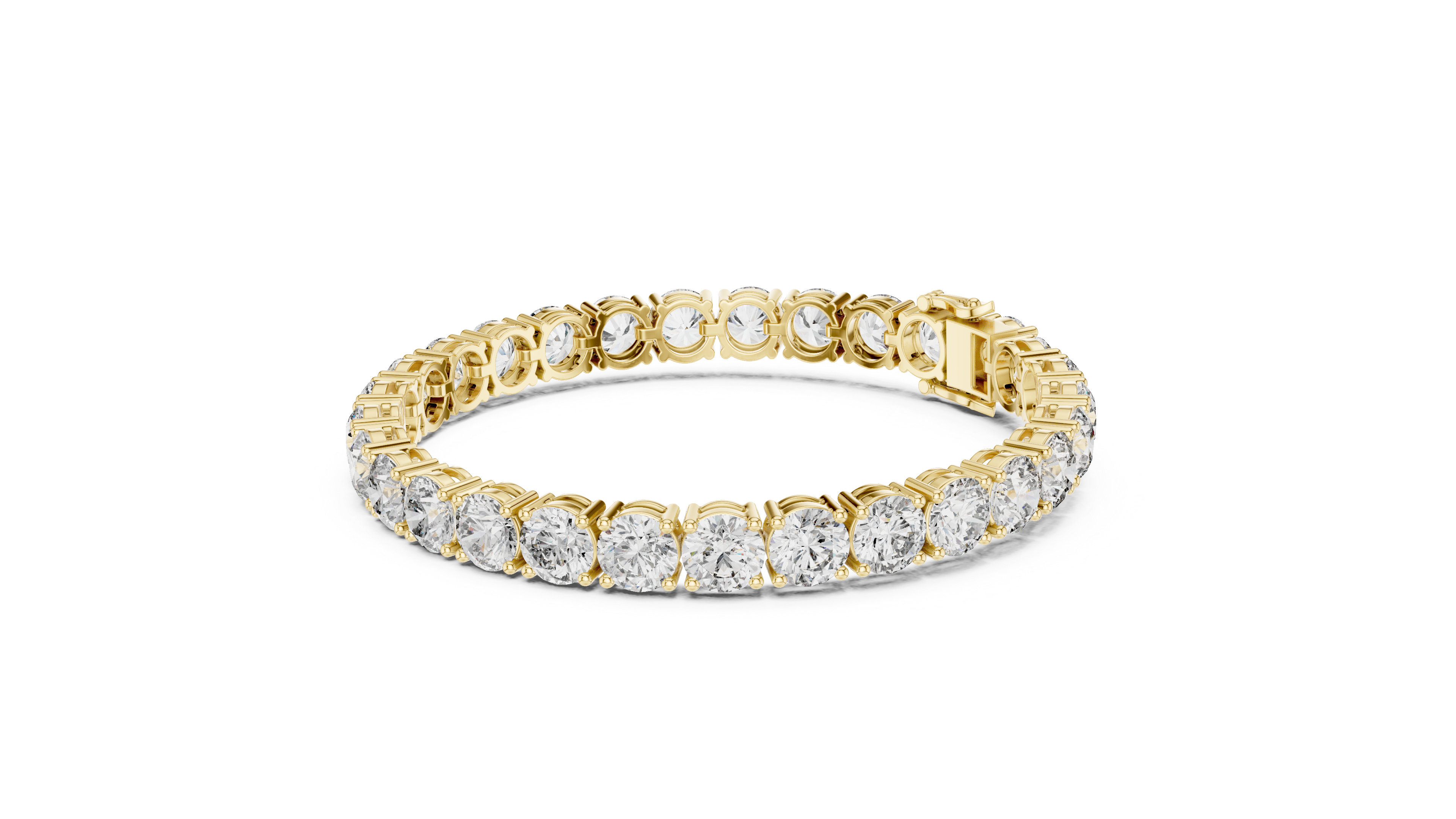 Luxury Round Diamond Tennis Bracelet
