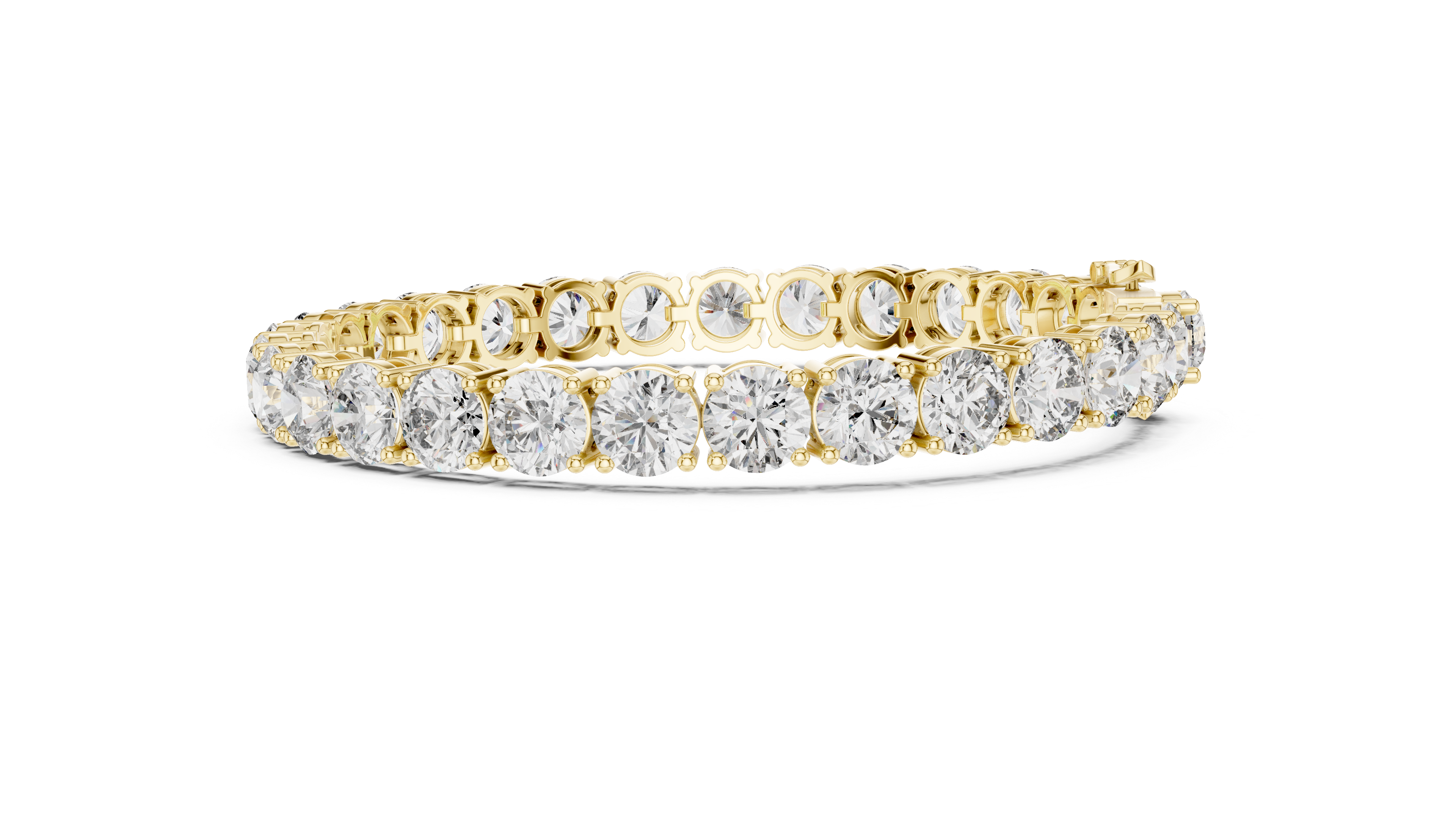 Luxury Round Diamond Tennis Bracelet