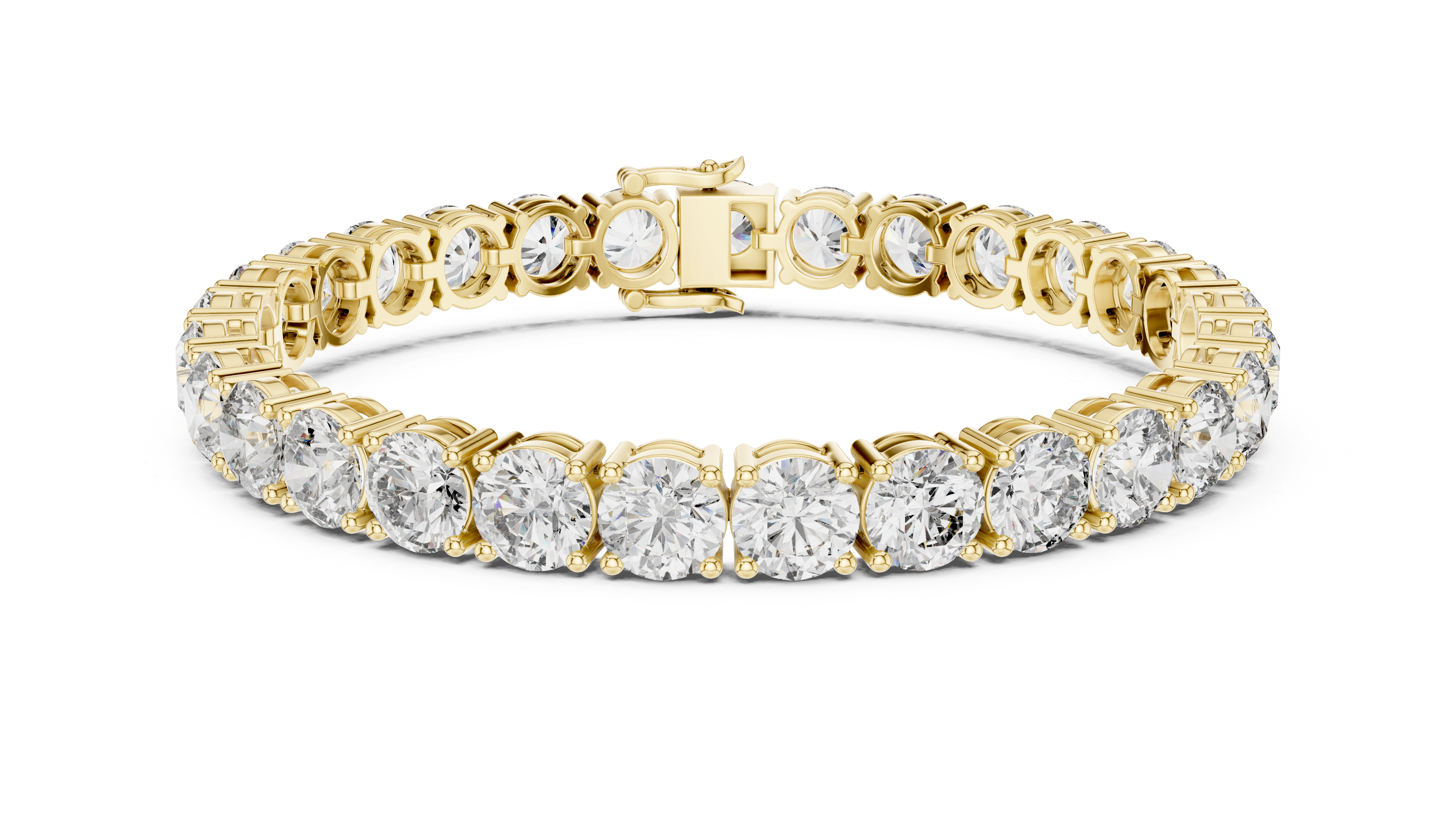 Luxury Round Diamond Tennis Bracelet