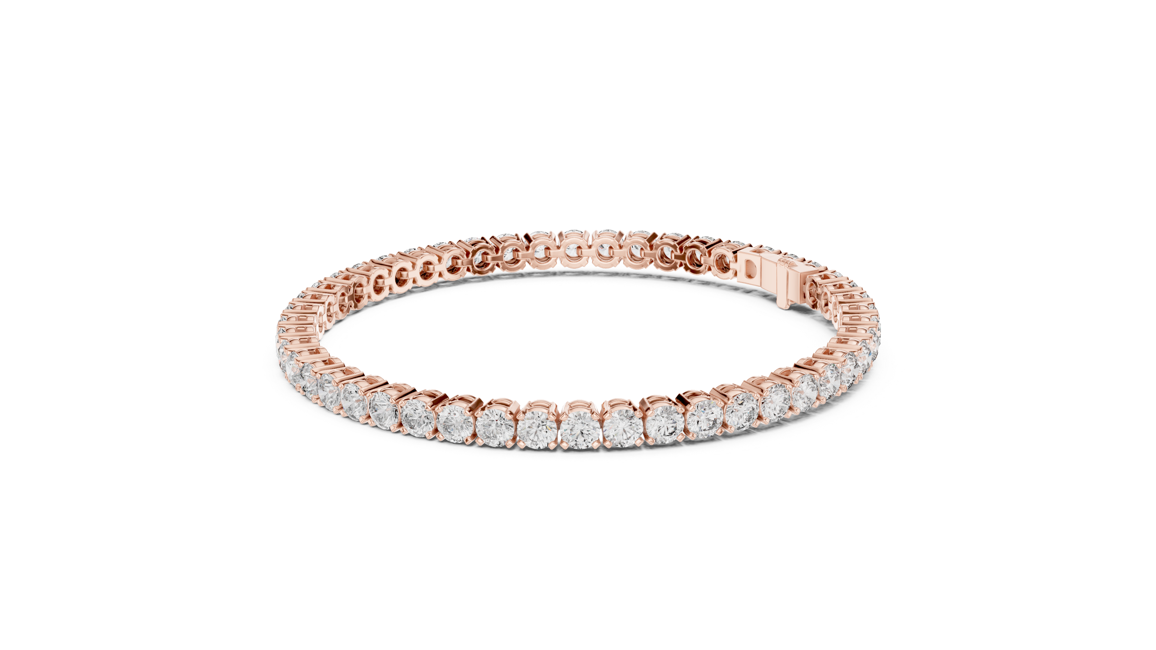 Luxury Round Diamond Tennis Bracelet