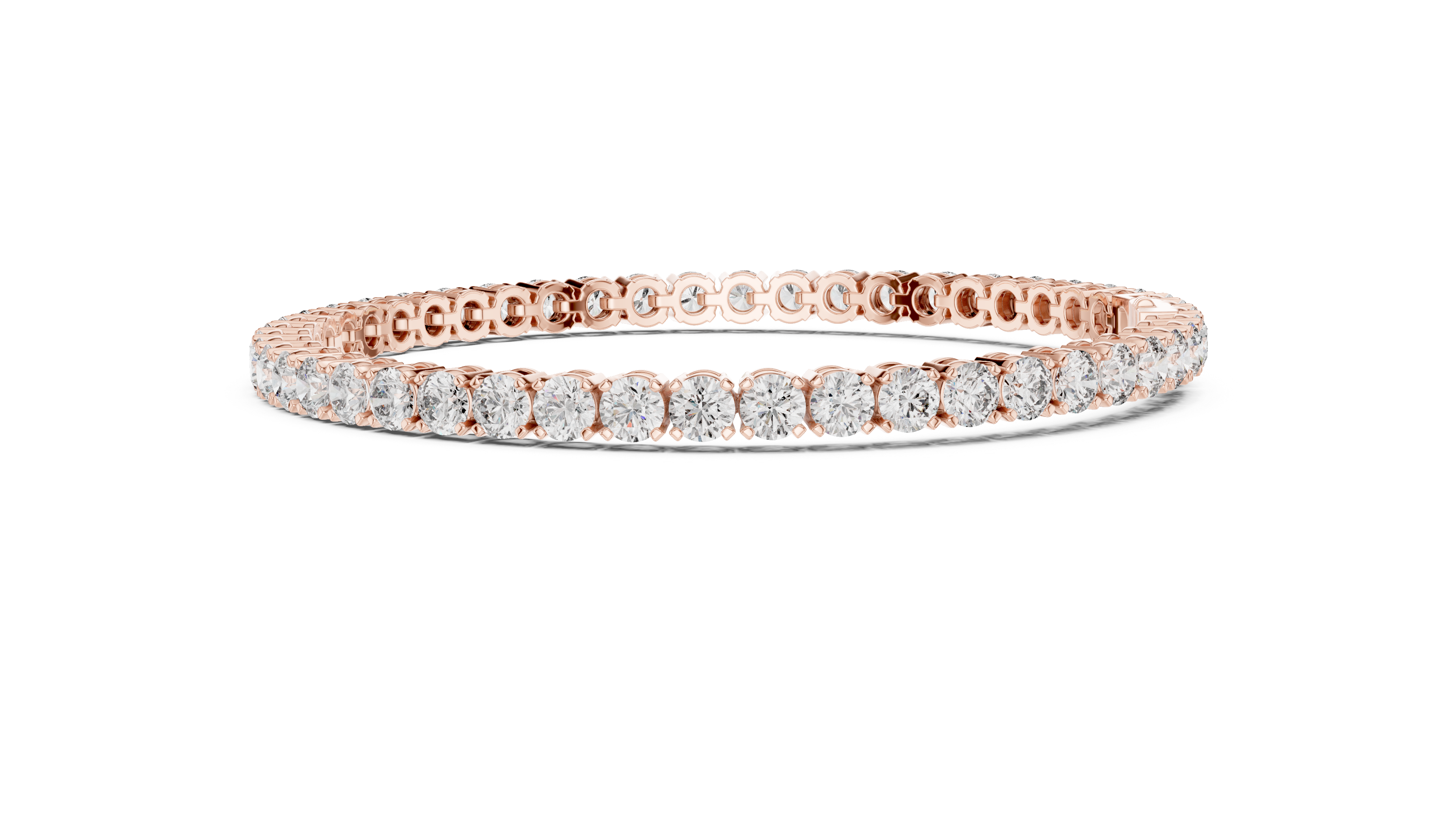 Luxury Round Diamond Tennis Bracelet