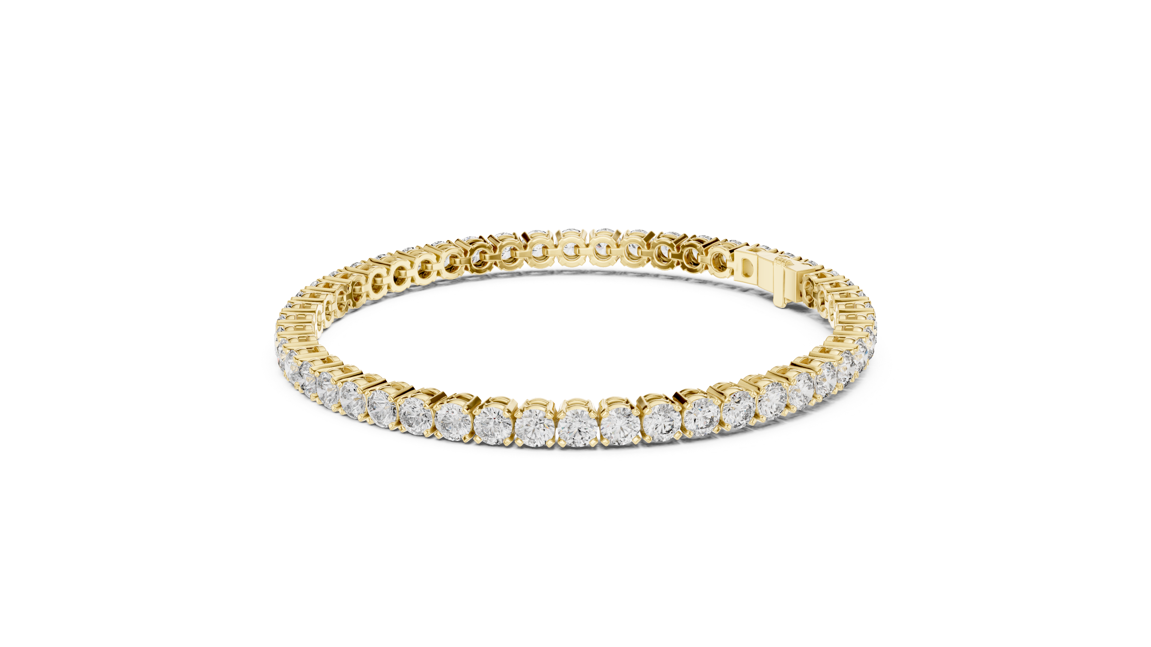 Luxury Round Diamond Tennis Bracelet