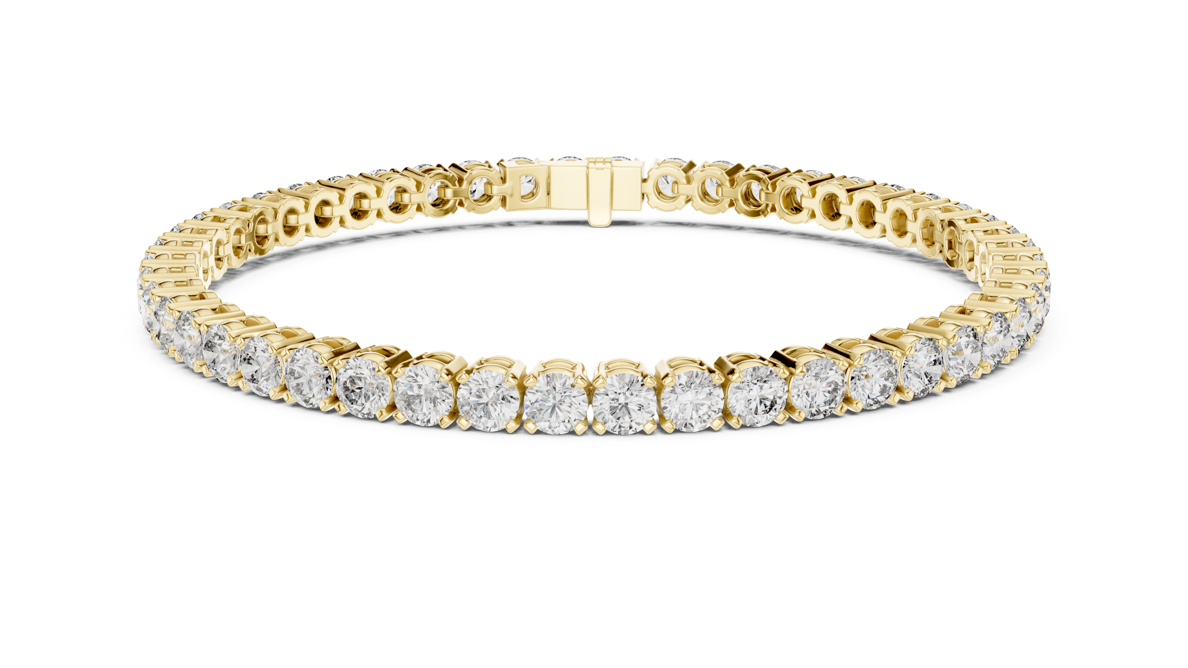 Luxury Round Diamond Tennis Bracelet