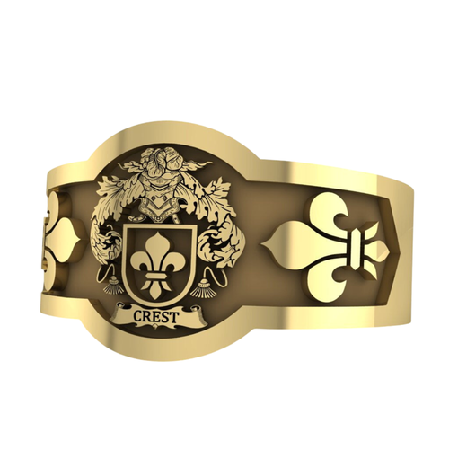 Personalized Family Crest Ring