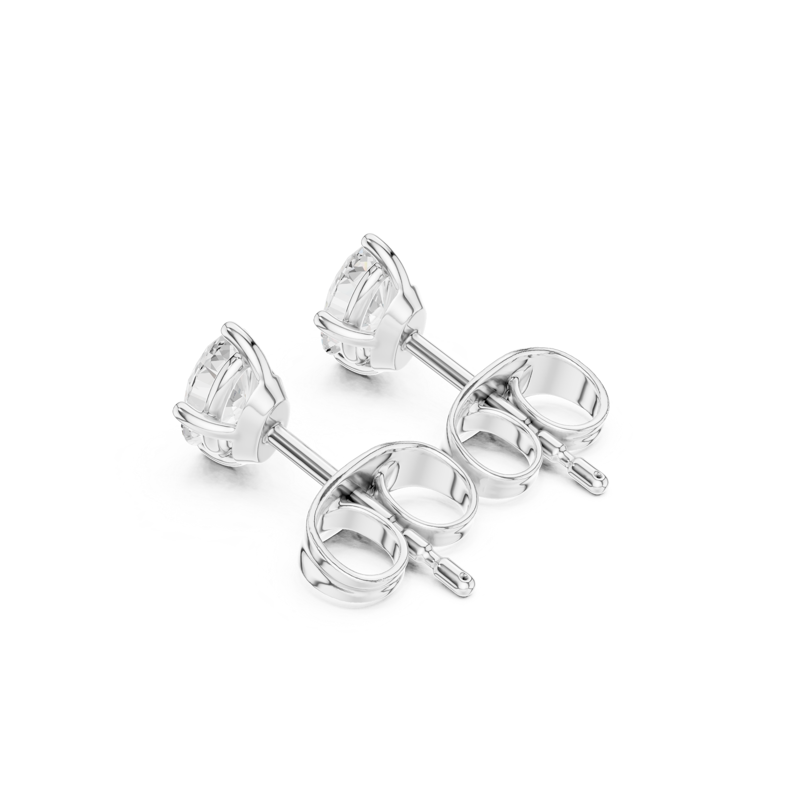 Marquise Cut Diamond Stud Earrings in Classic Prong Setting