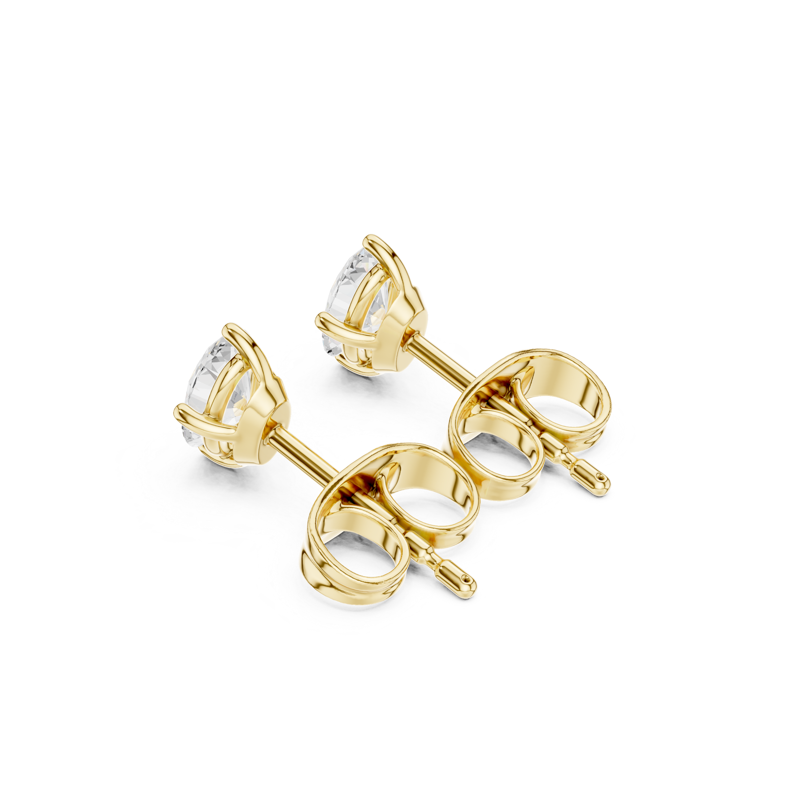 Marquise Cut Diamond Stud Earrings in Classic Prong Setting
