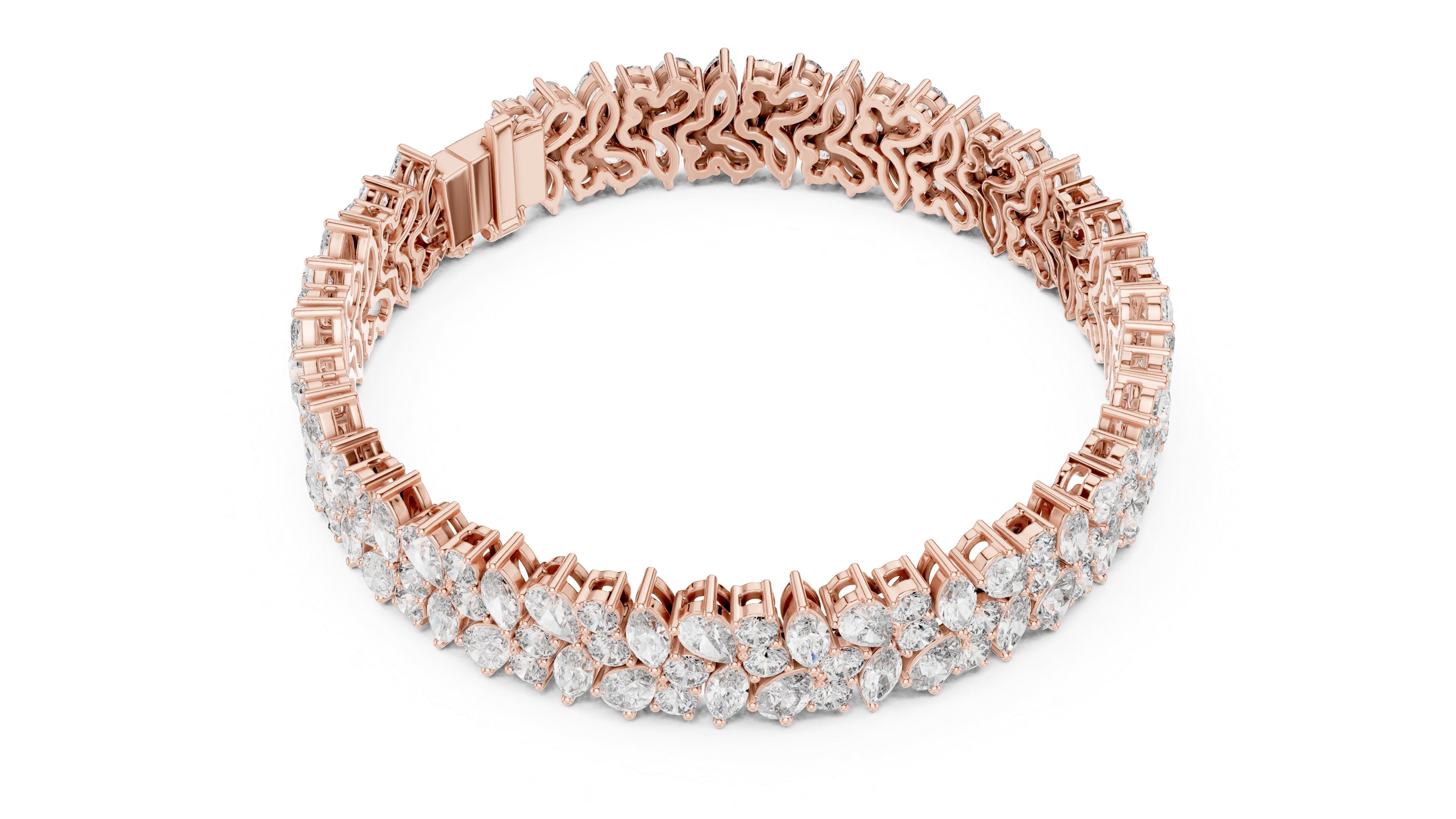 Luxury Multi Diamond Bracelet