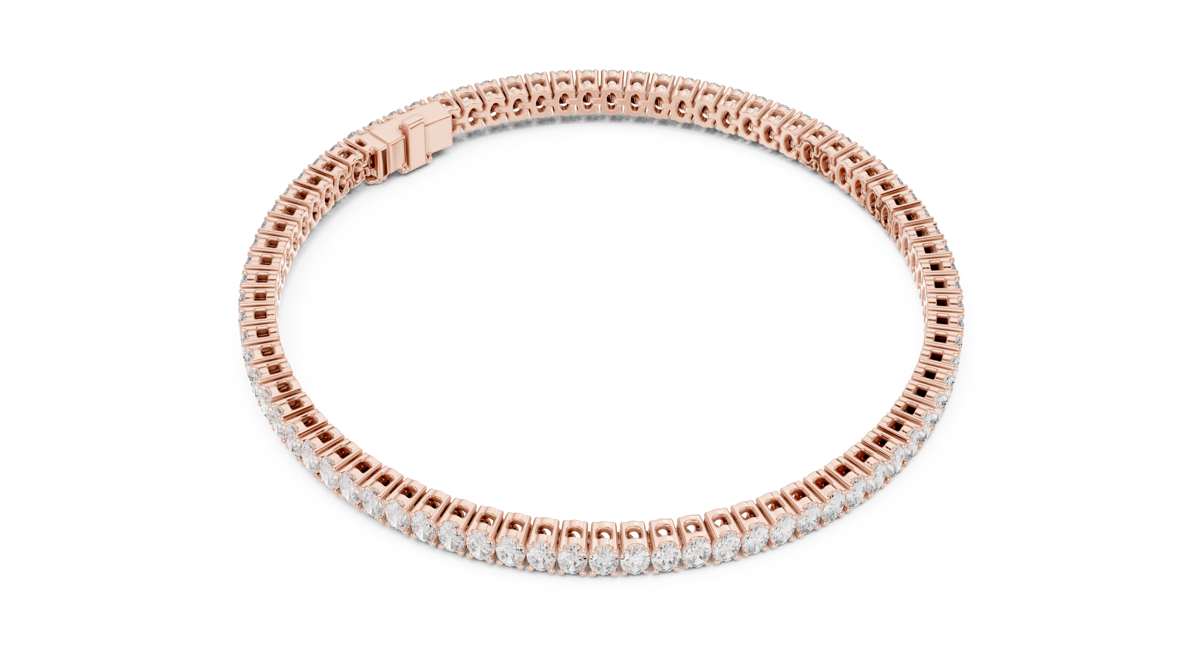 Luxury Oval Diamond Bracelet