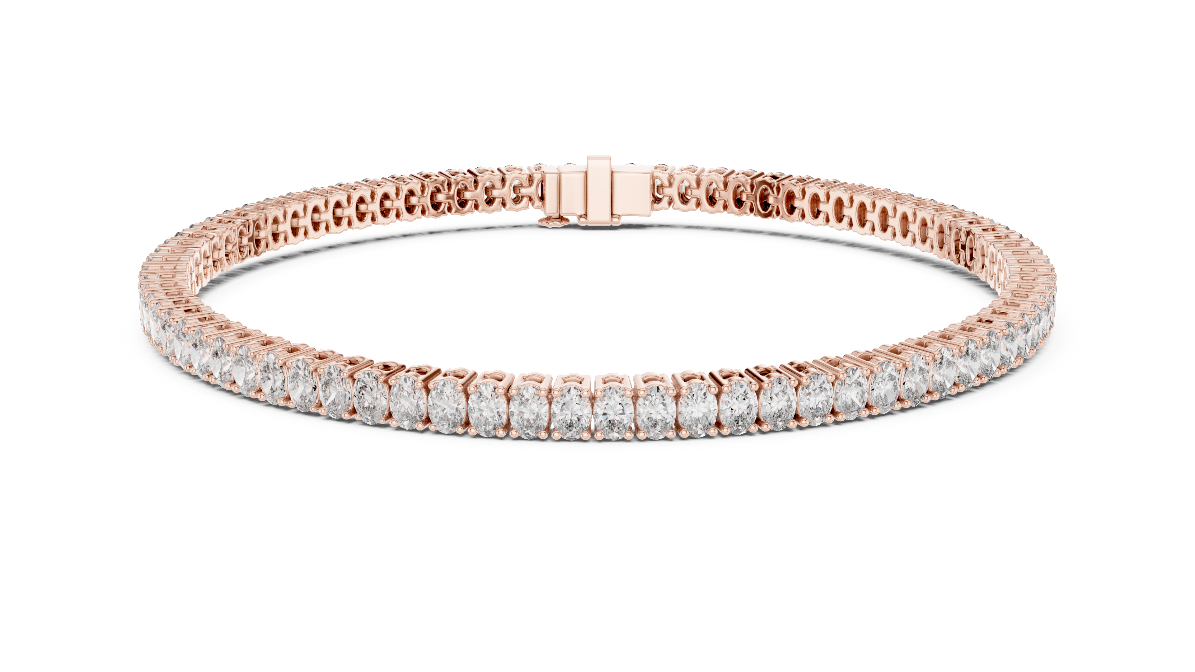 Luxury Oval Diamond Bracelet