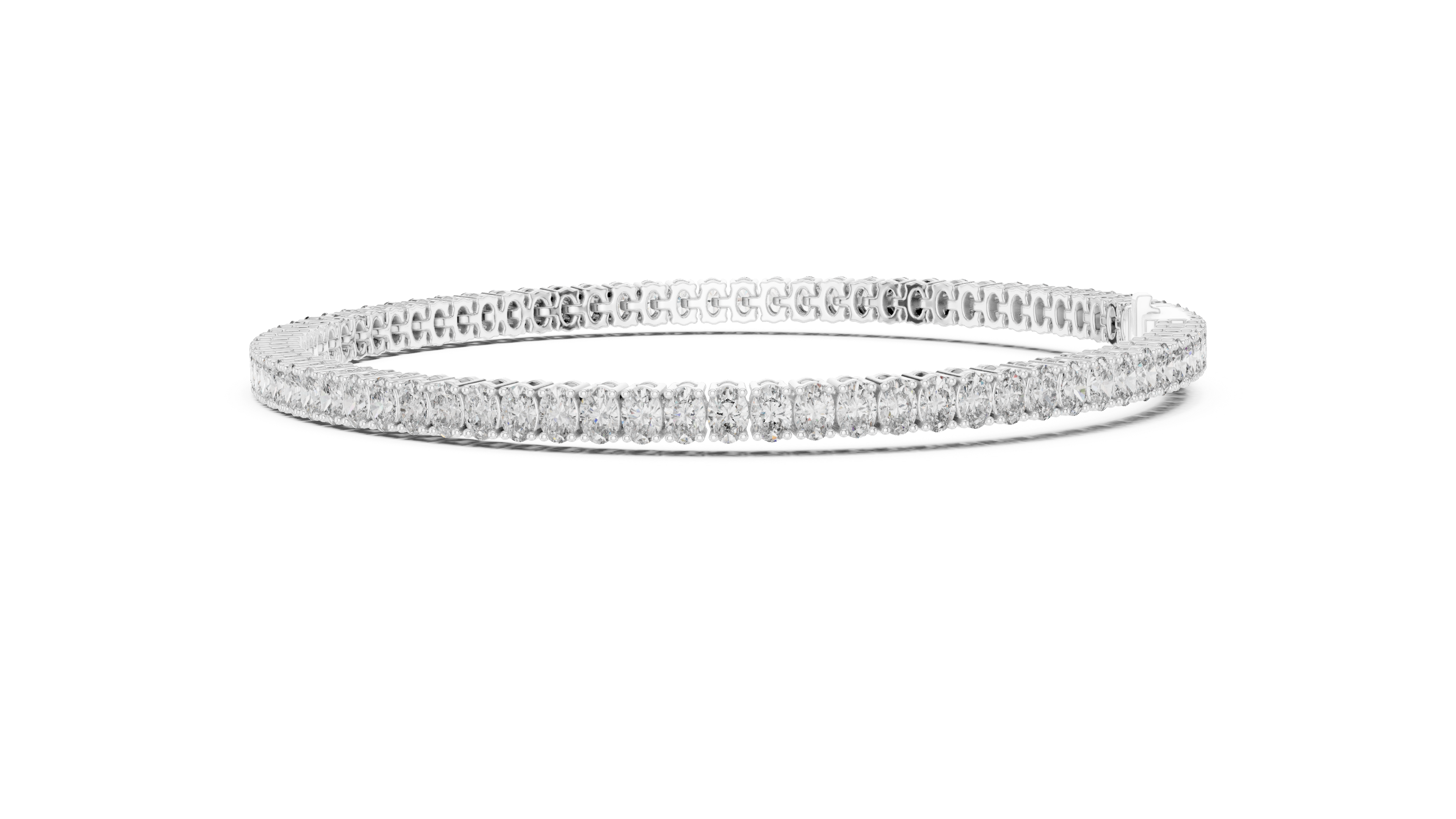 Luxury Oval Diamond Bracelet
