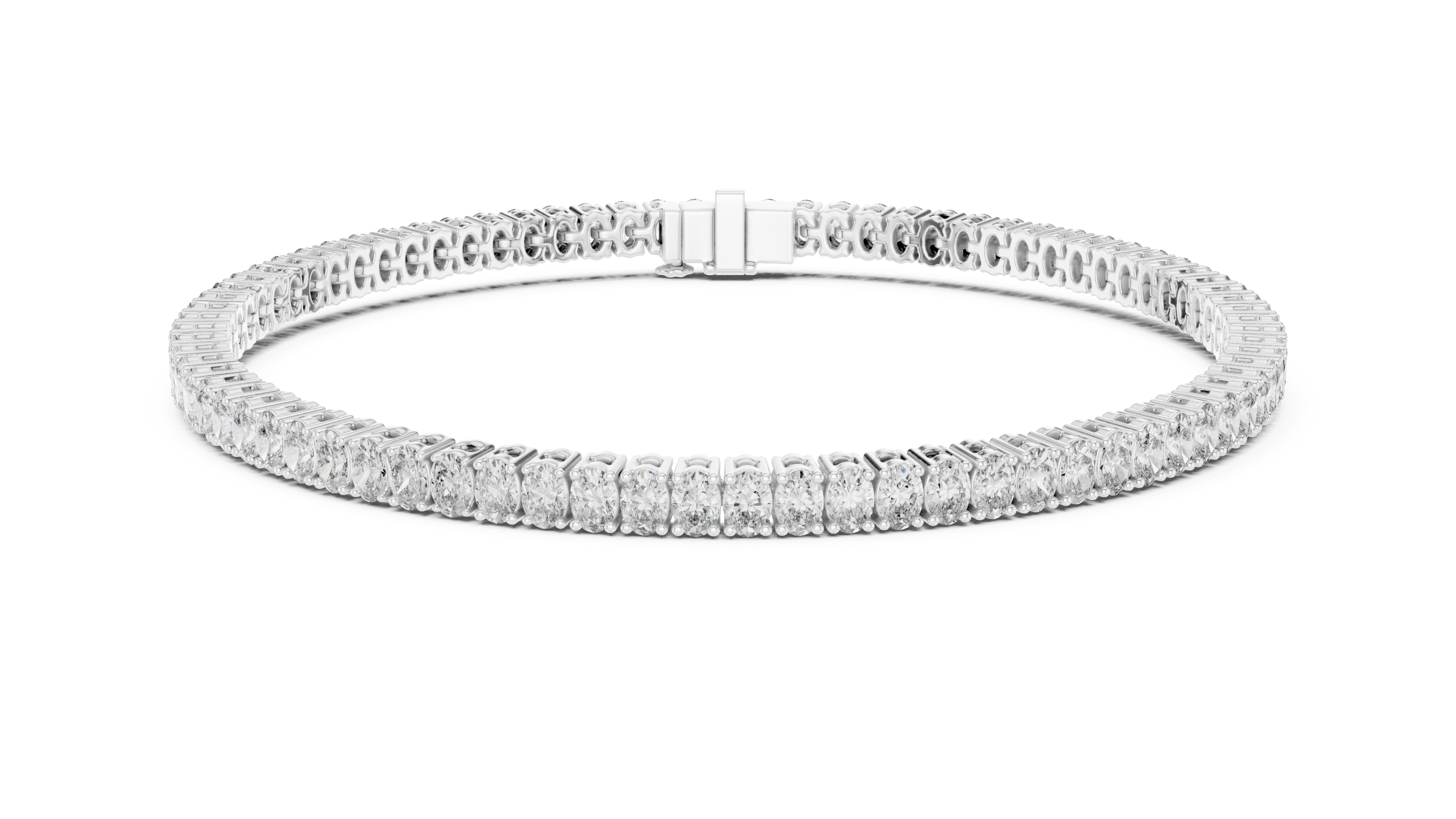 Luxury Oval Diamond Bracelet