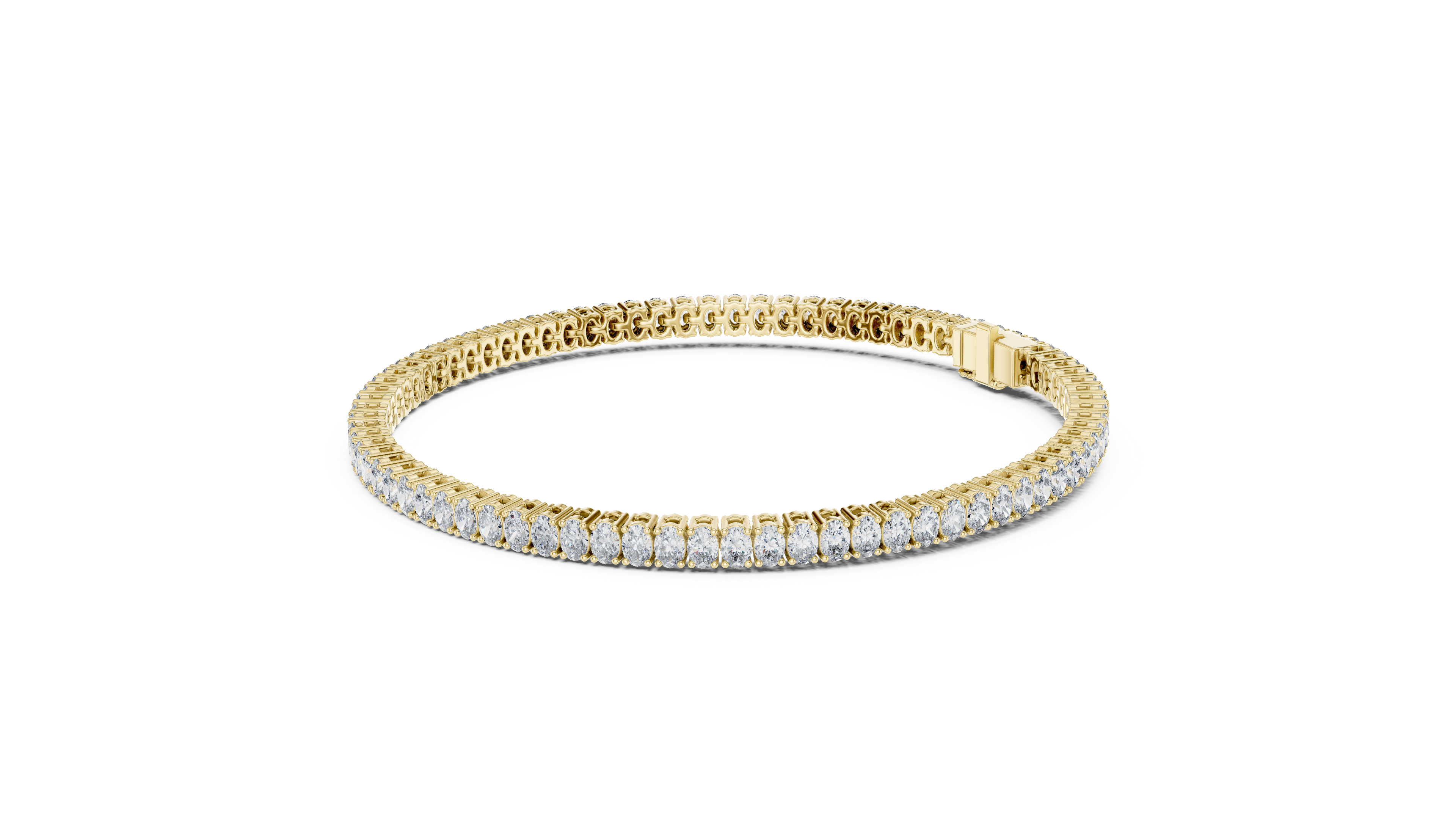 Luxury Oval Diamond Bracelet