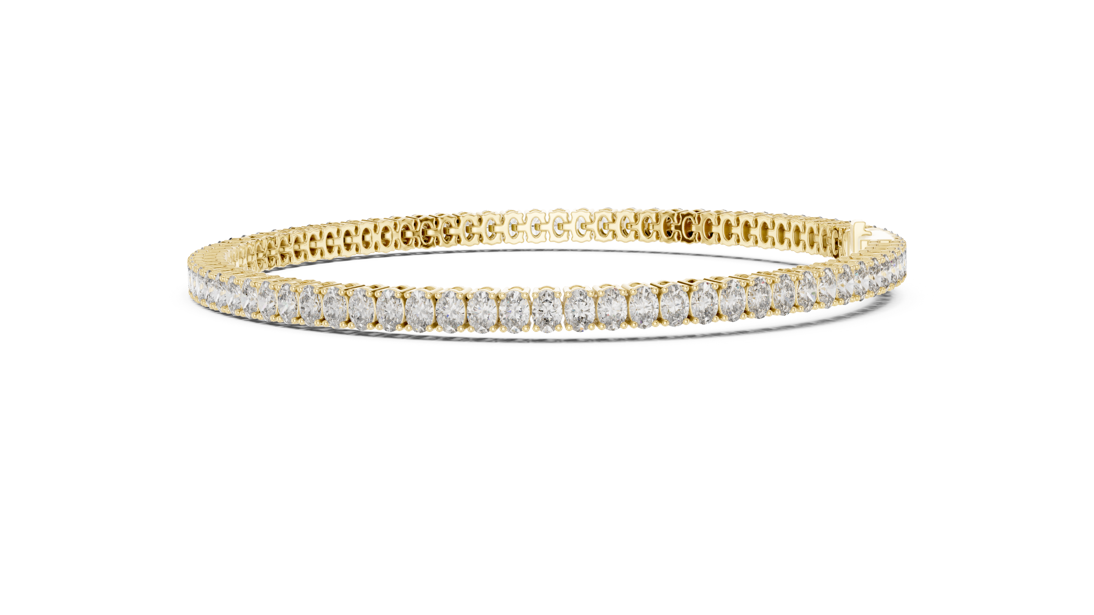 Luxury Oval Diamond Bracelet