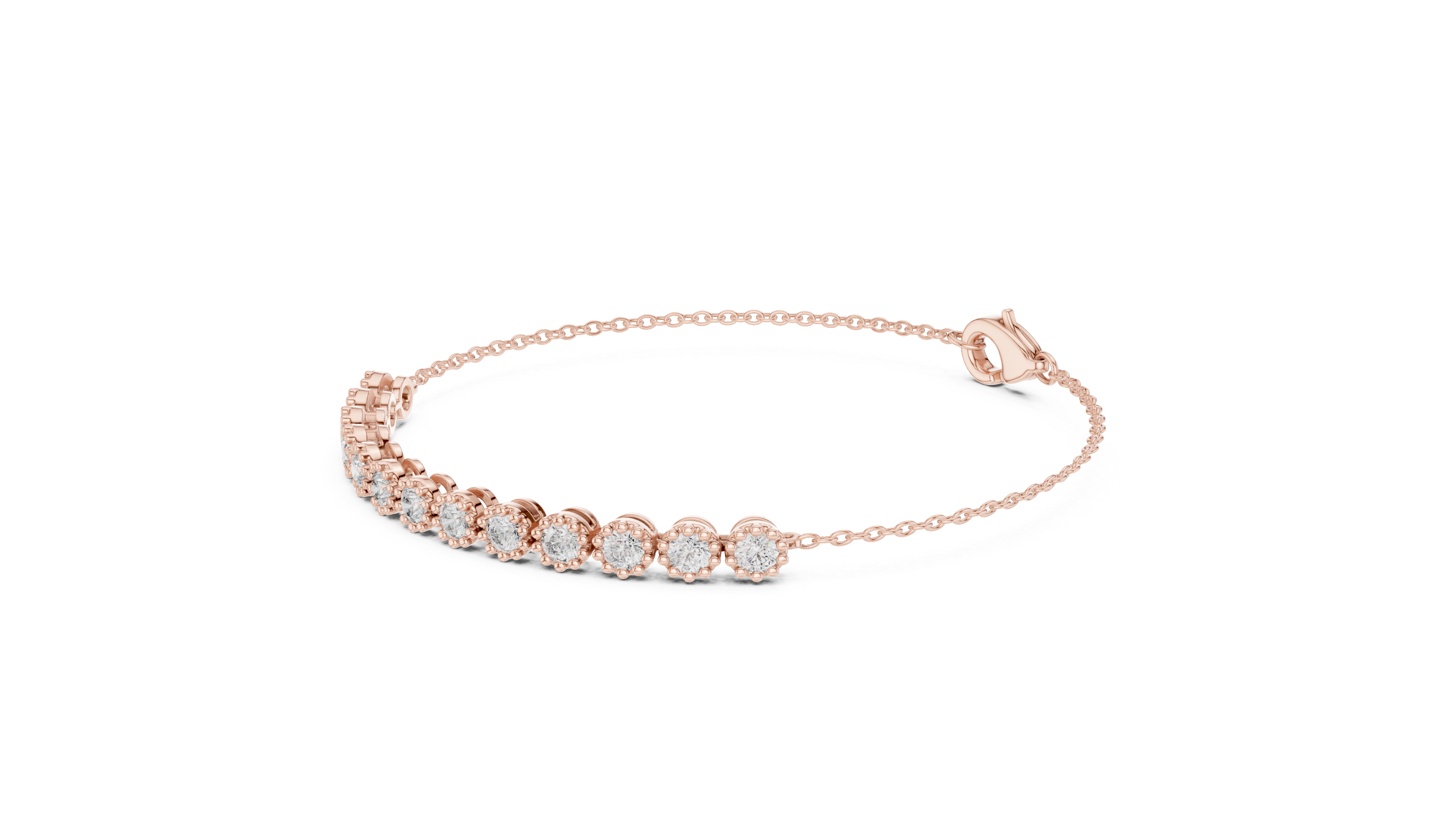 Minimal Diamond Line Bracelet