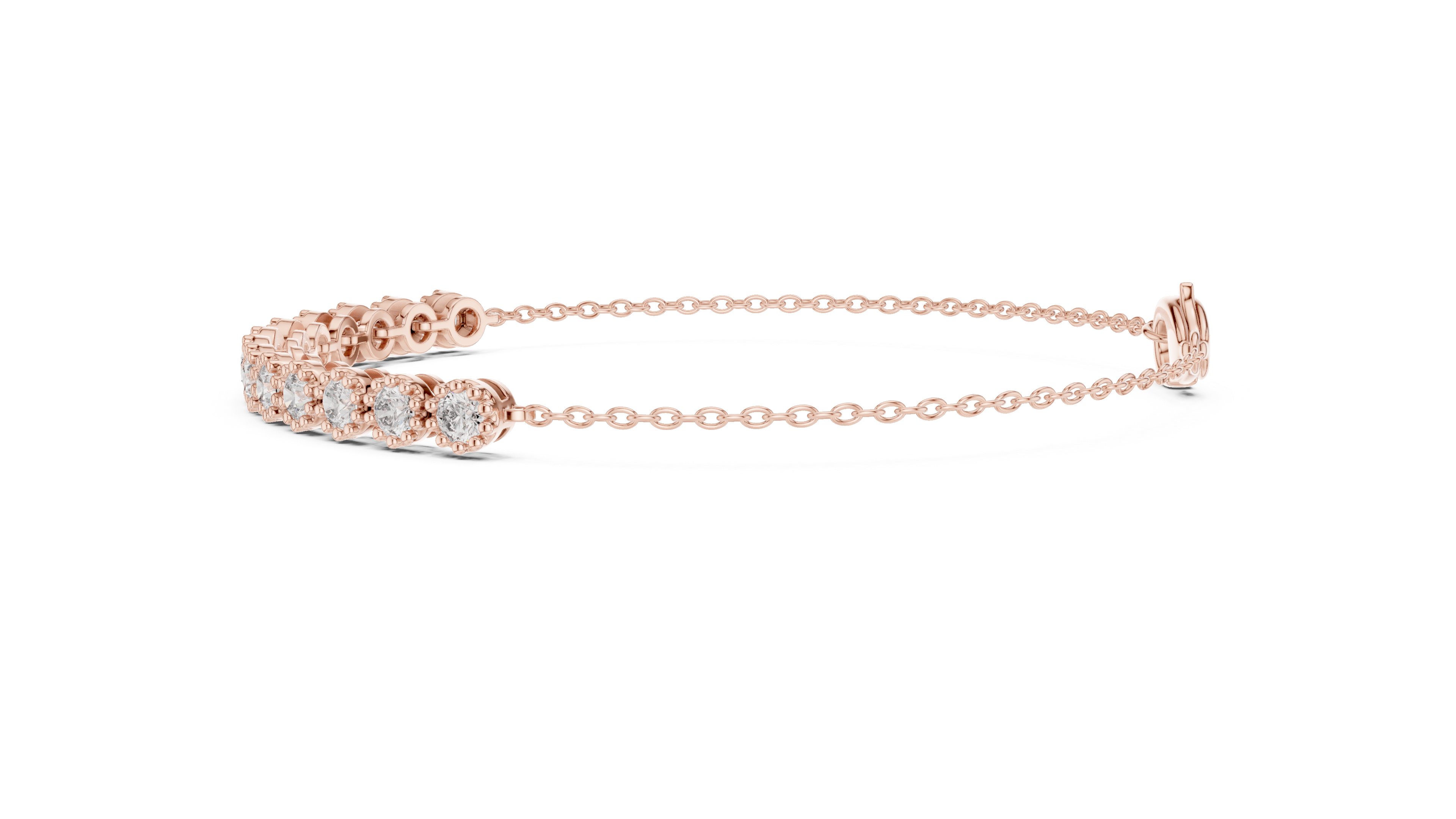 Minimal Diamond Line Bracelet