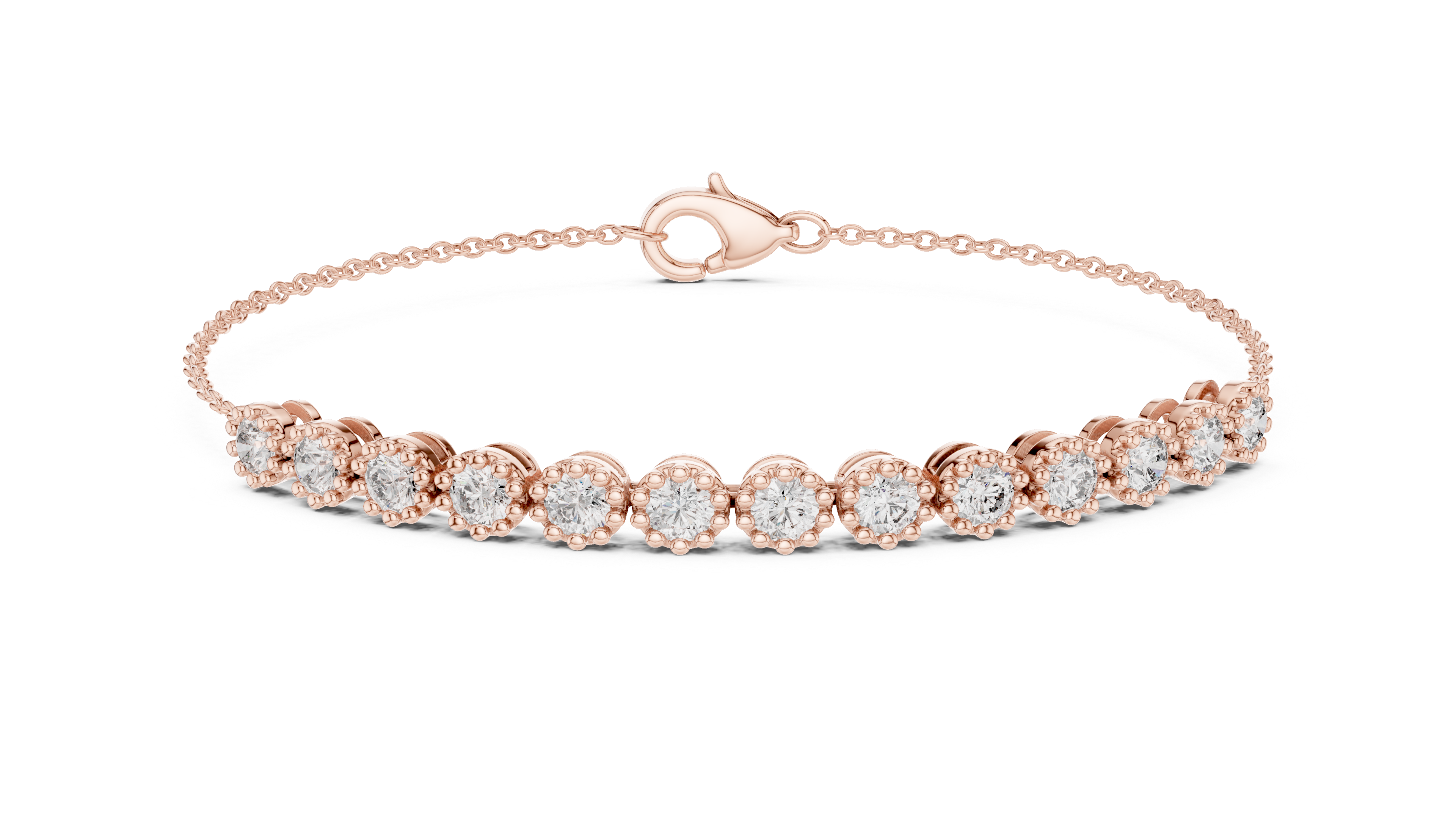Minimal Diamond Line Bracelet