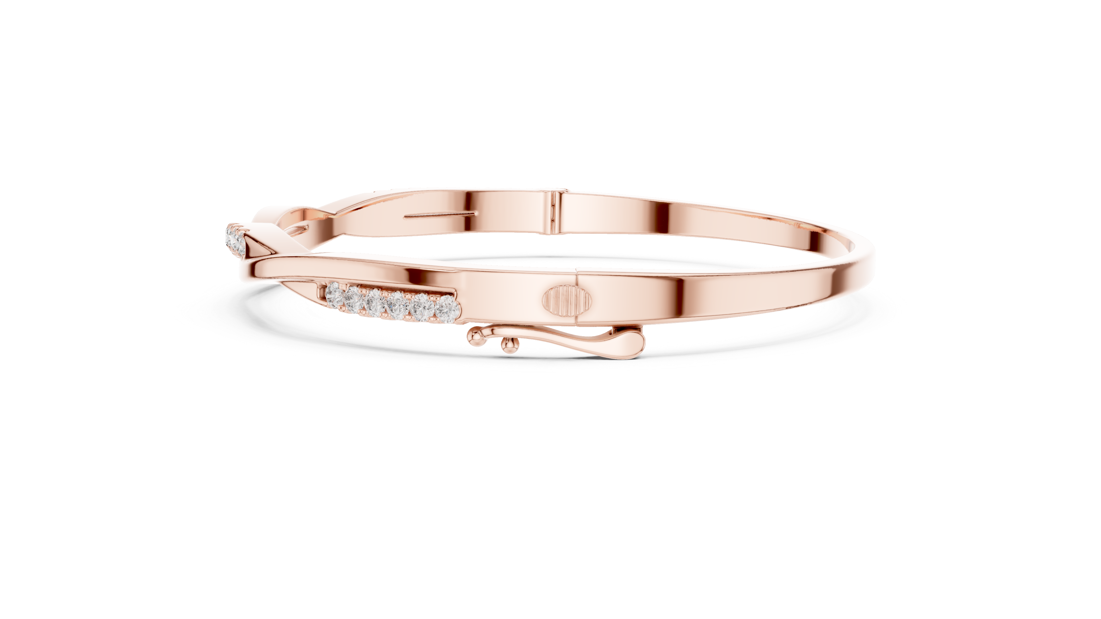 Luxury Diamond Twist Bracelet