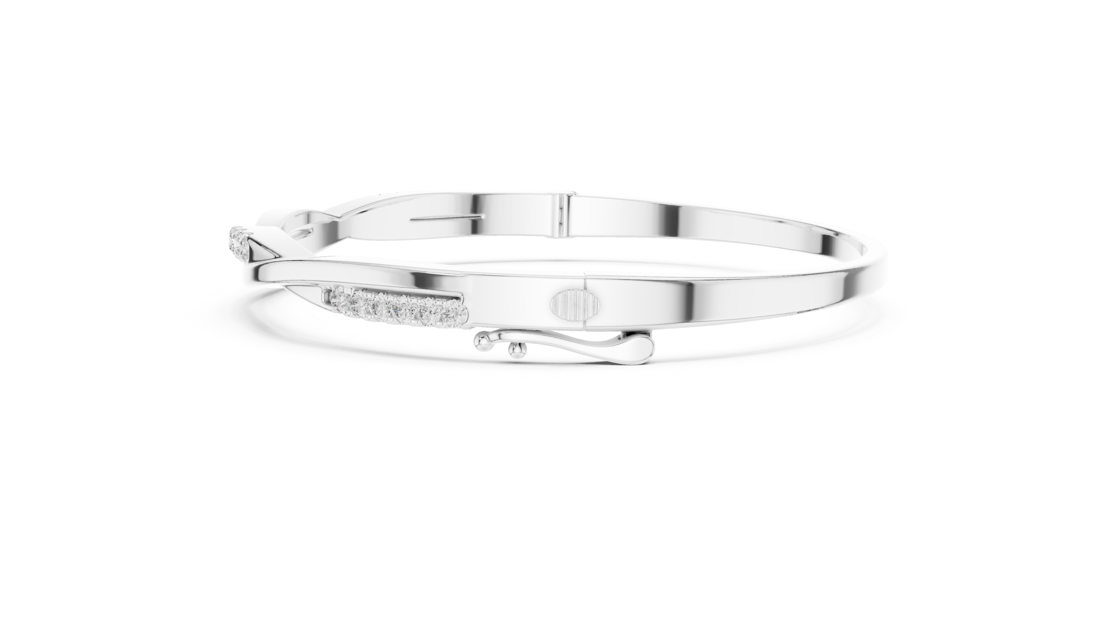 Luxury Diamond Twist Bracelet