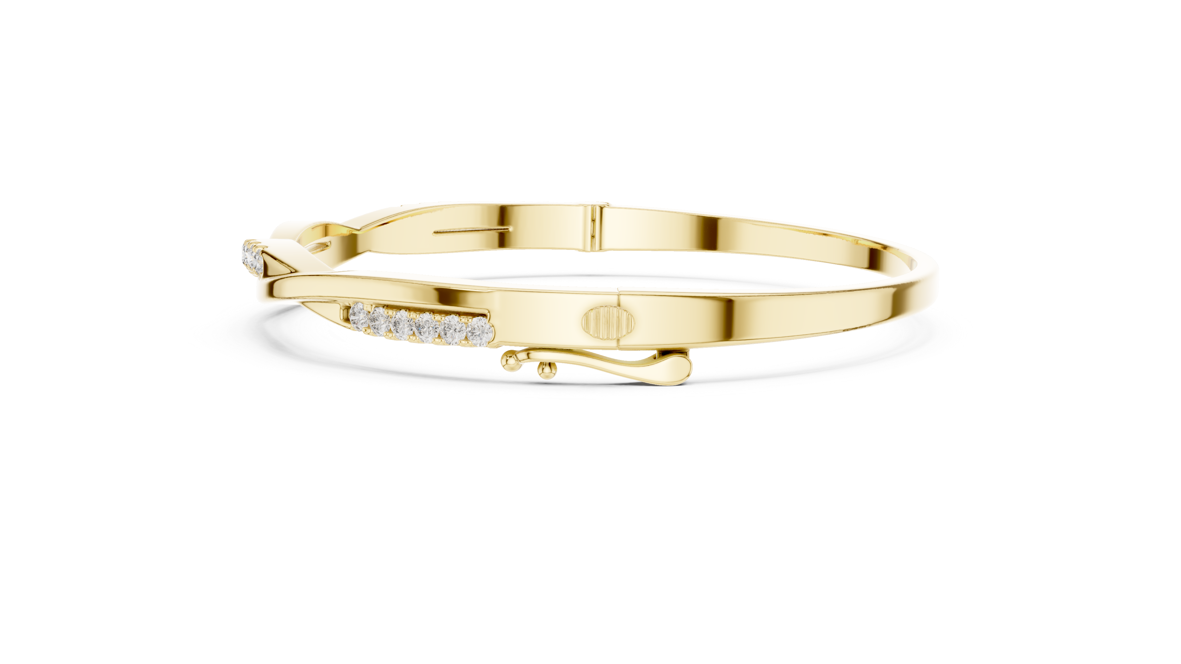 Luxury Diamond Twist Bracelet