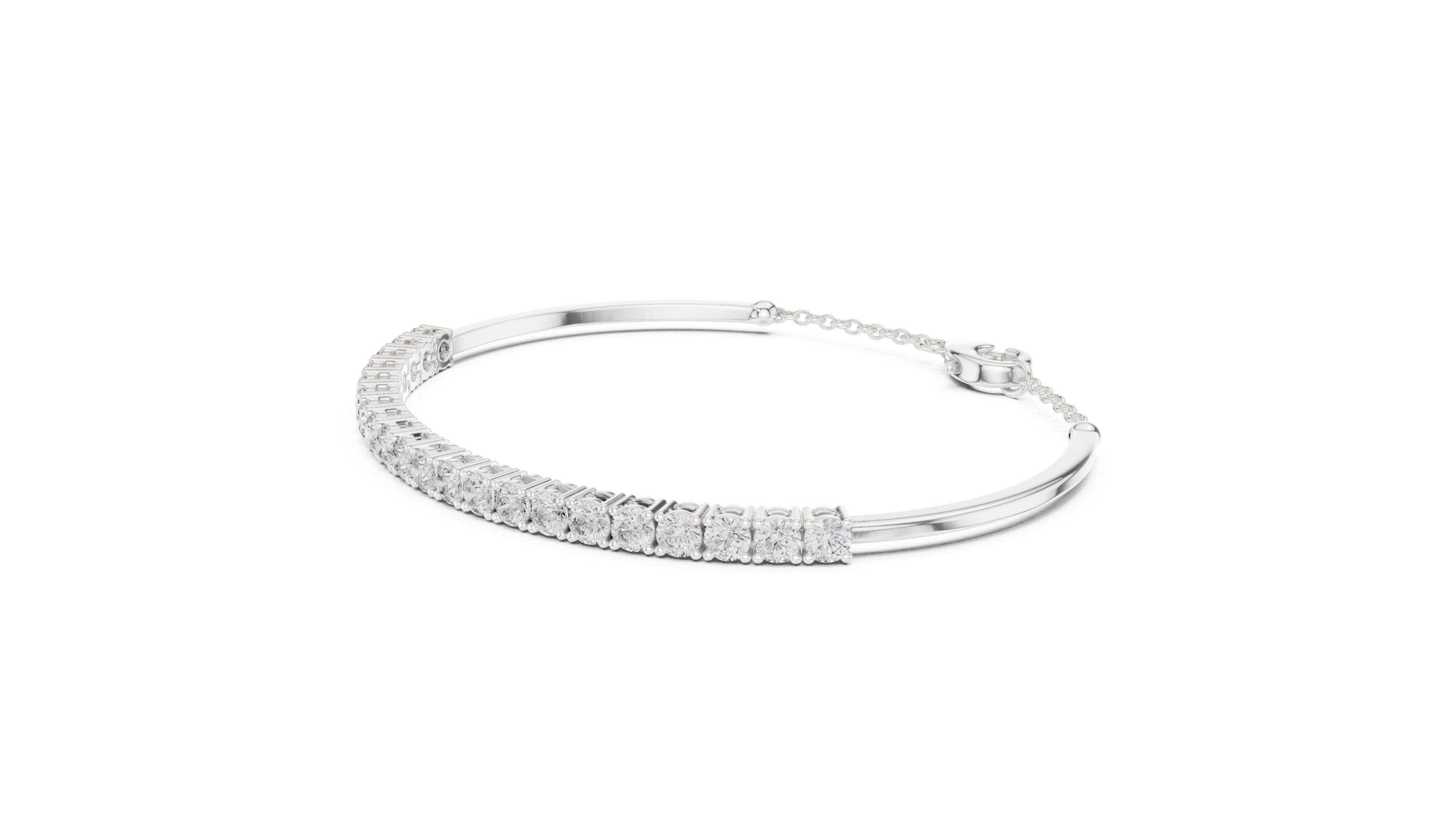 Luxury Diamond Cuff Bracelet