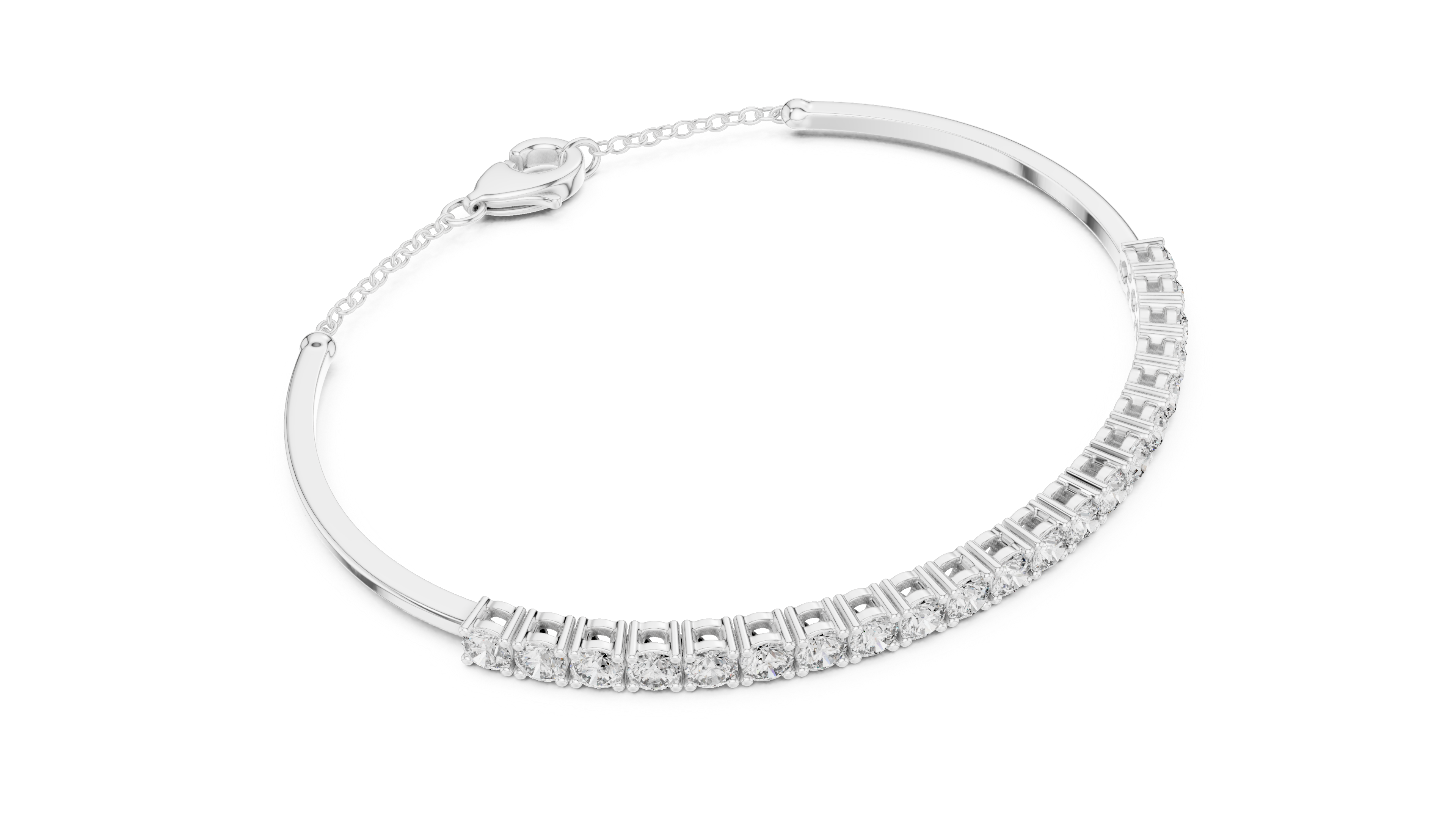 Luxury Diamond Cuff Bracelet