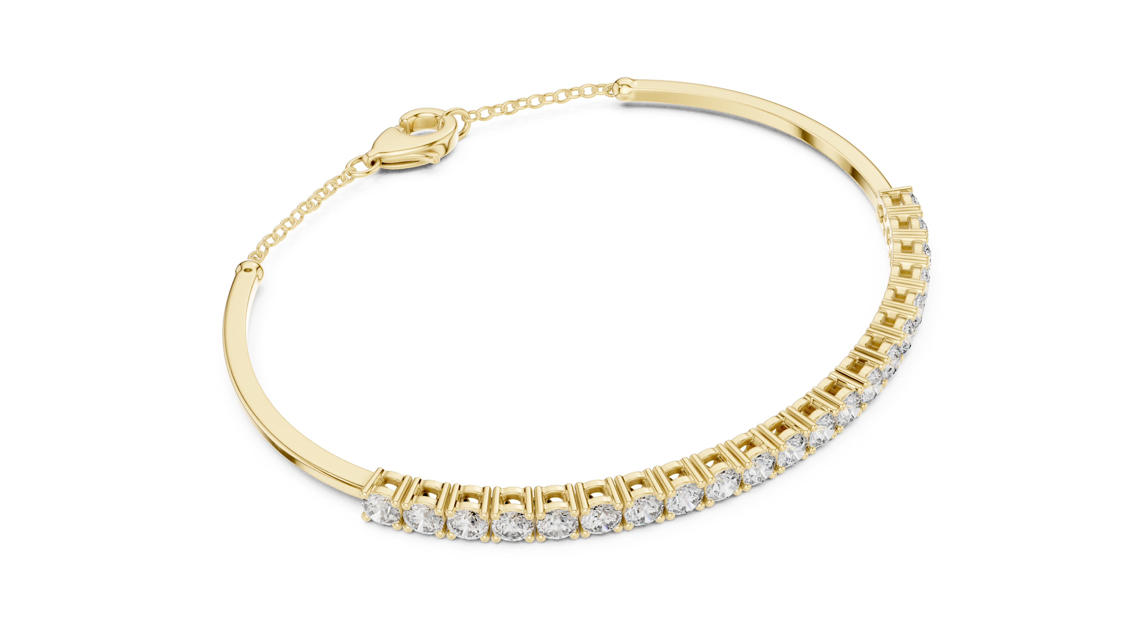 Luxury Diamond Cuff Bracelet
