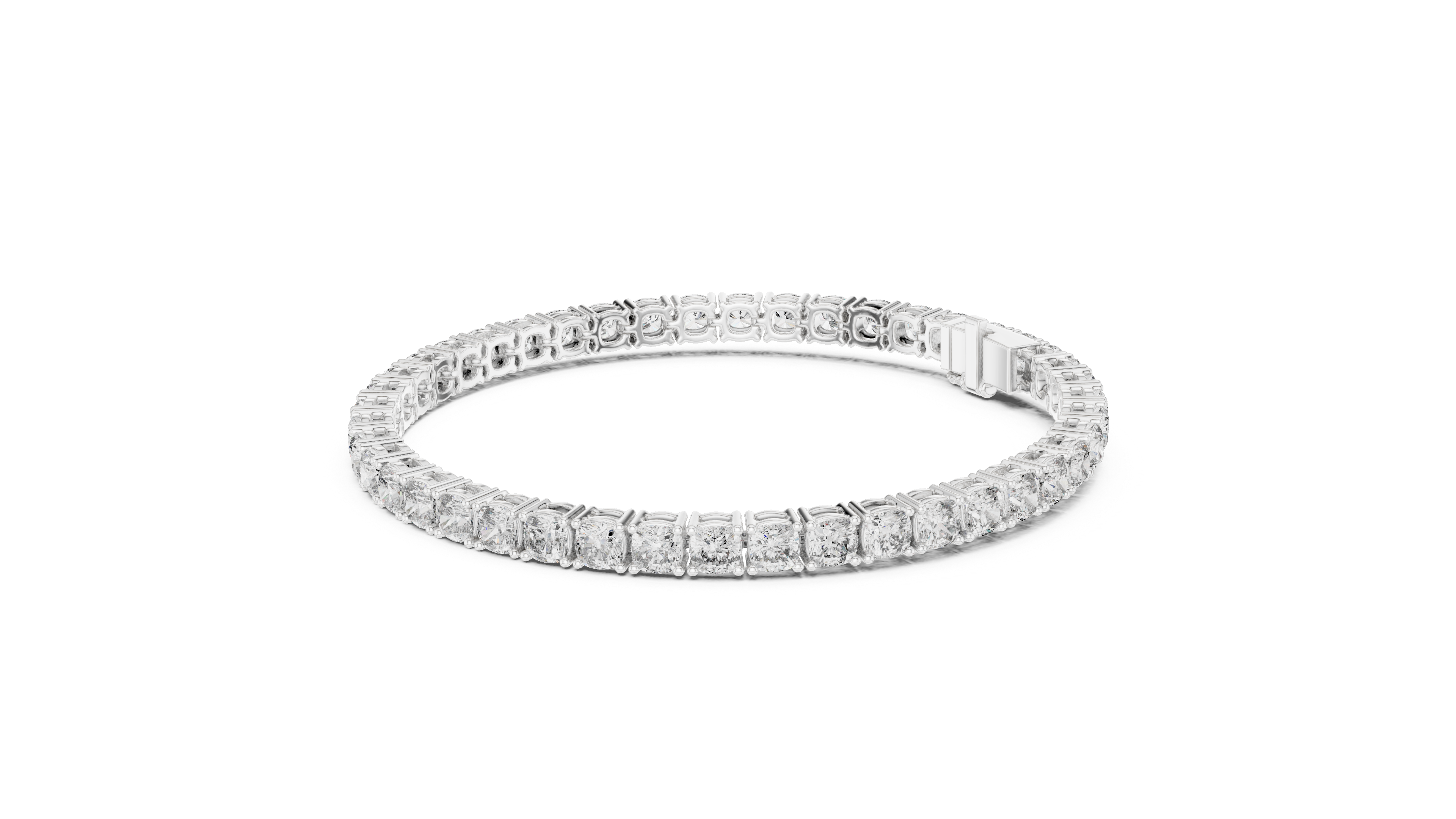 Luxury Cushion Diamond Bracelet