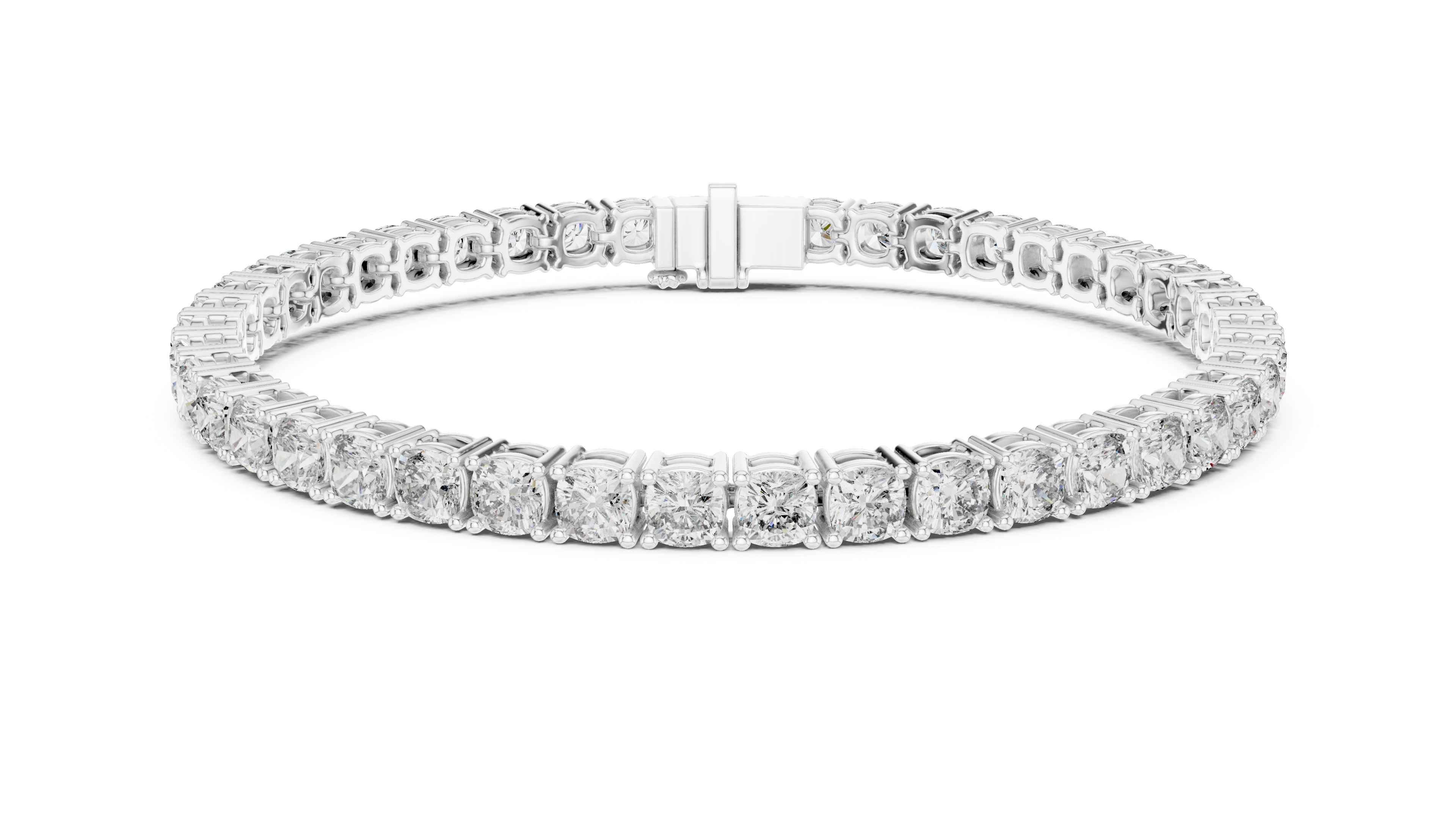 Luxury Cushion Diamond Bracelet