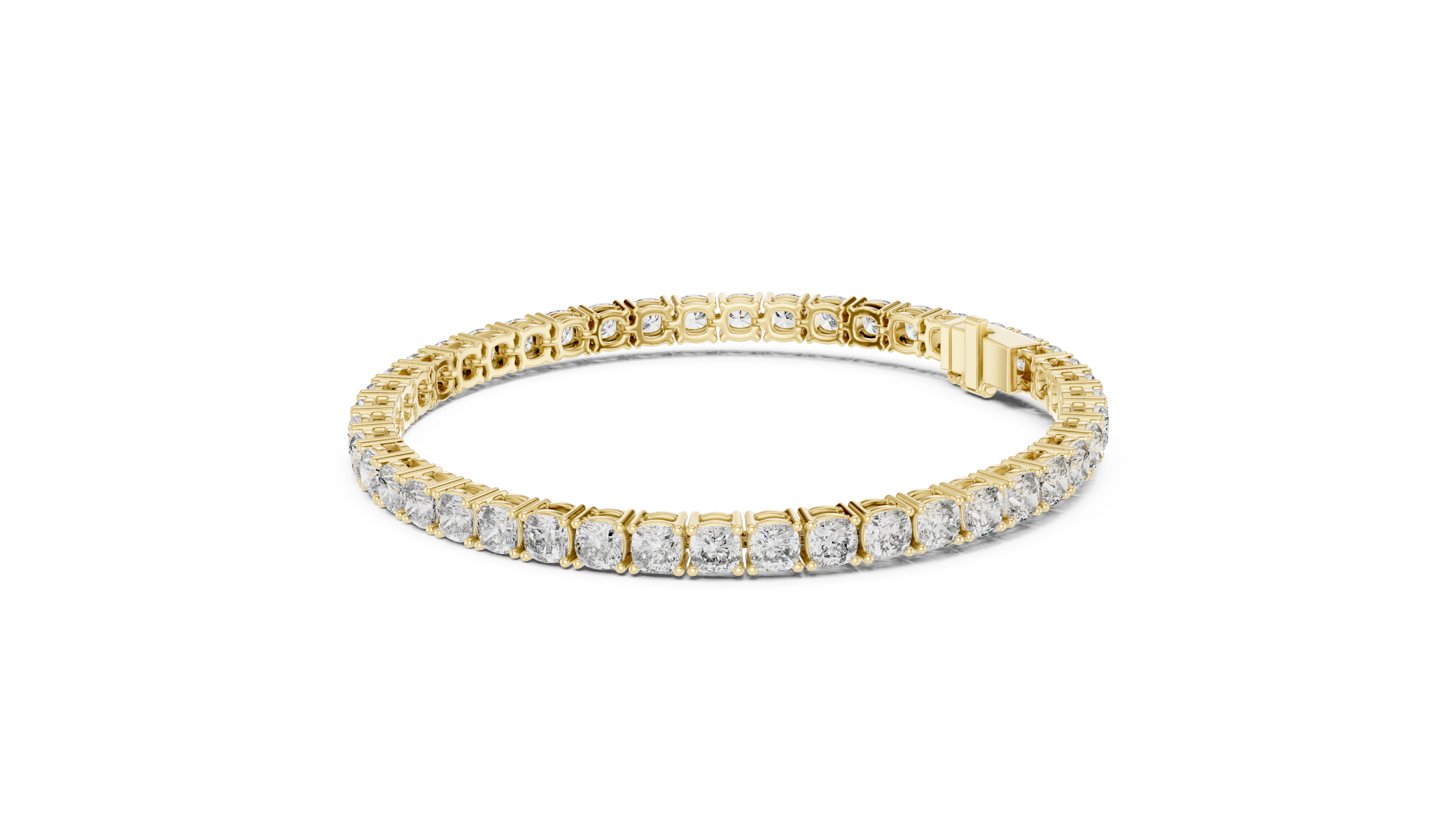 Luxury Cushion Diamond Bracelet