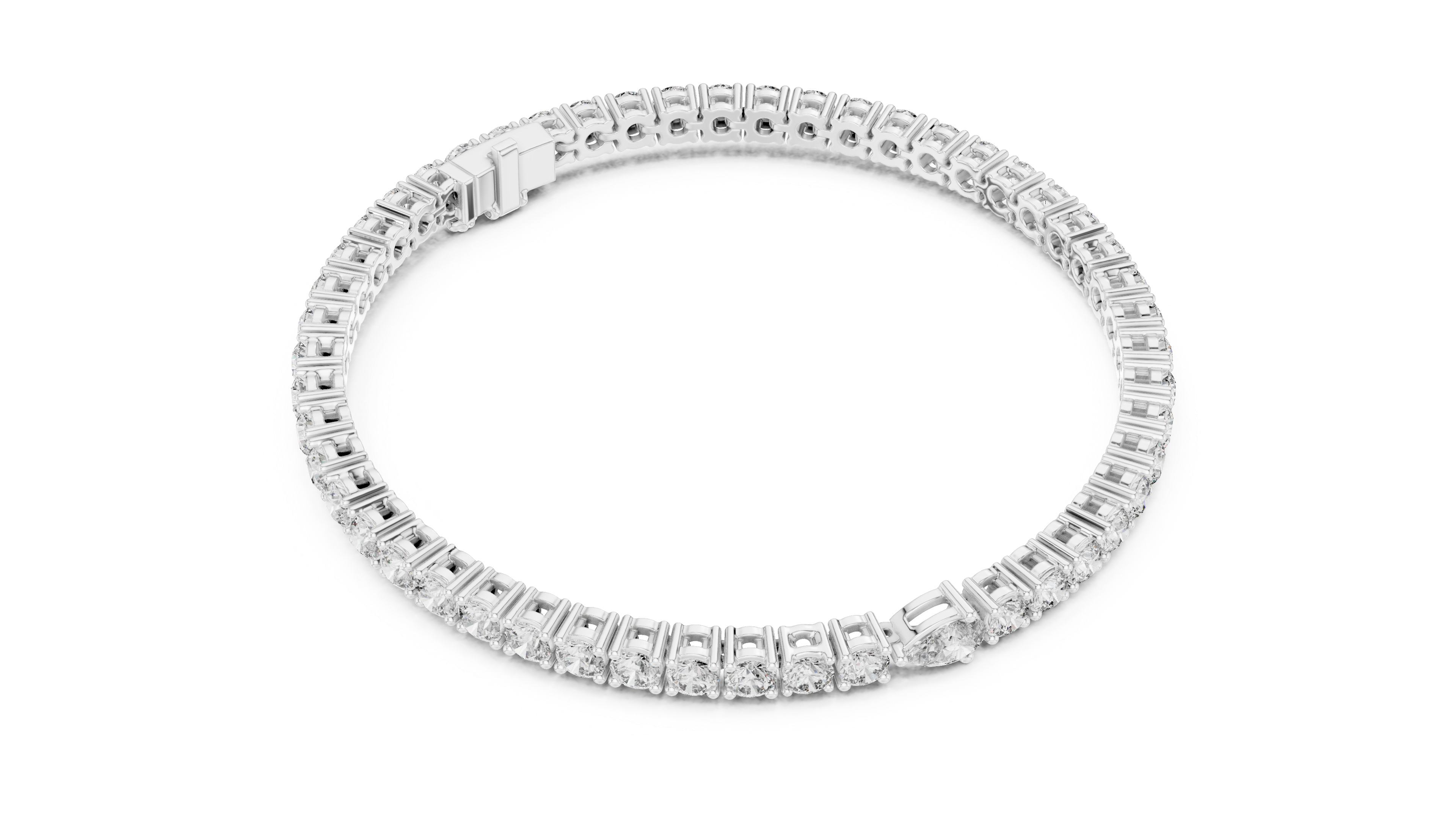 Luxury Diamond Accent Tennis Bracelet