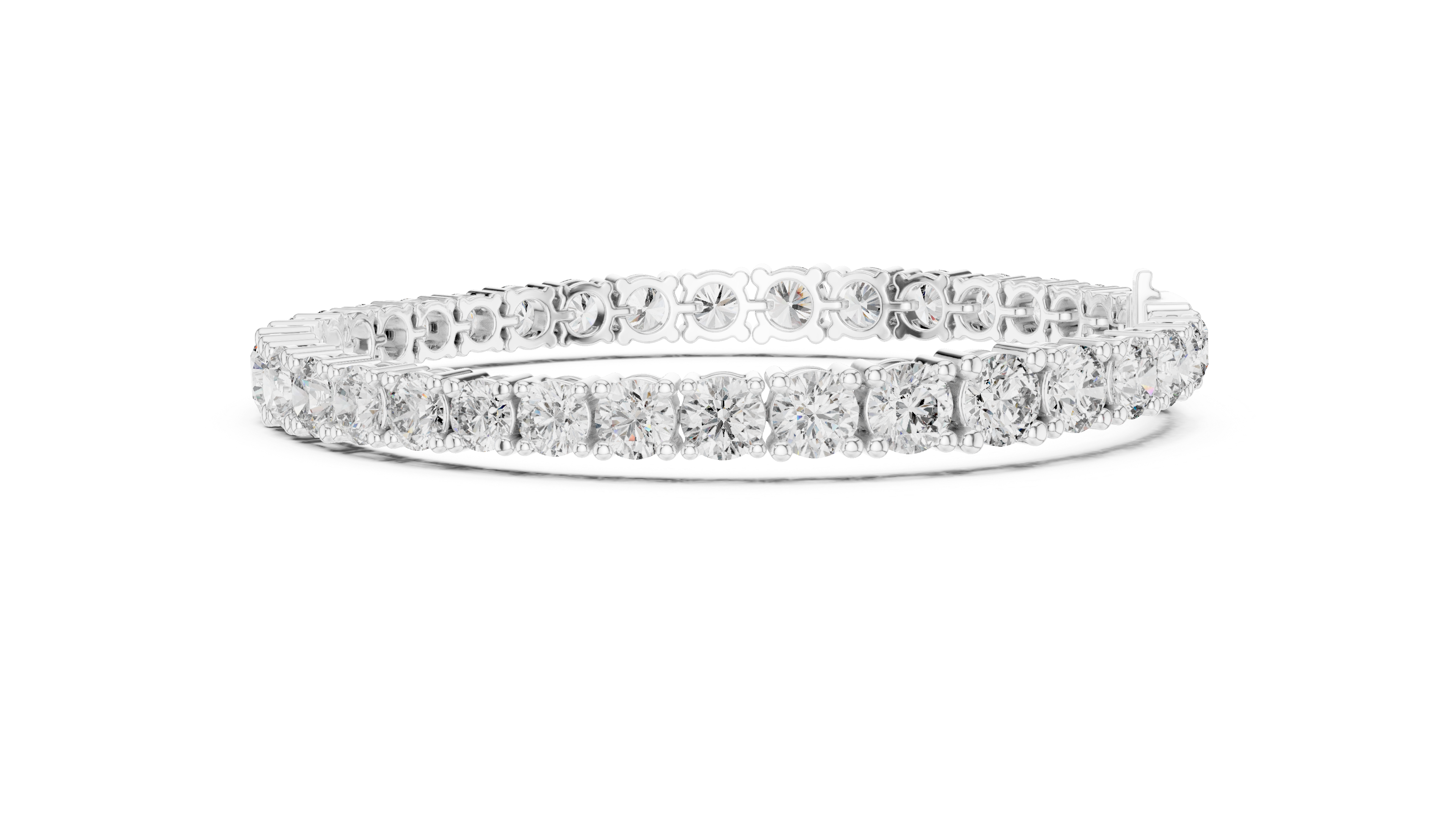 Luxury Round Diamond Tennis Bracelet