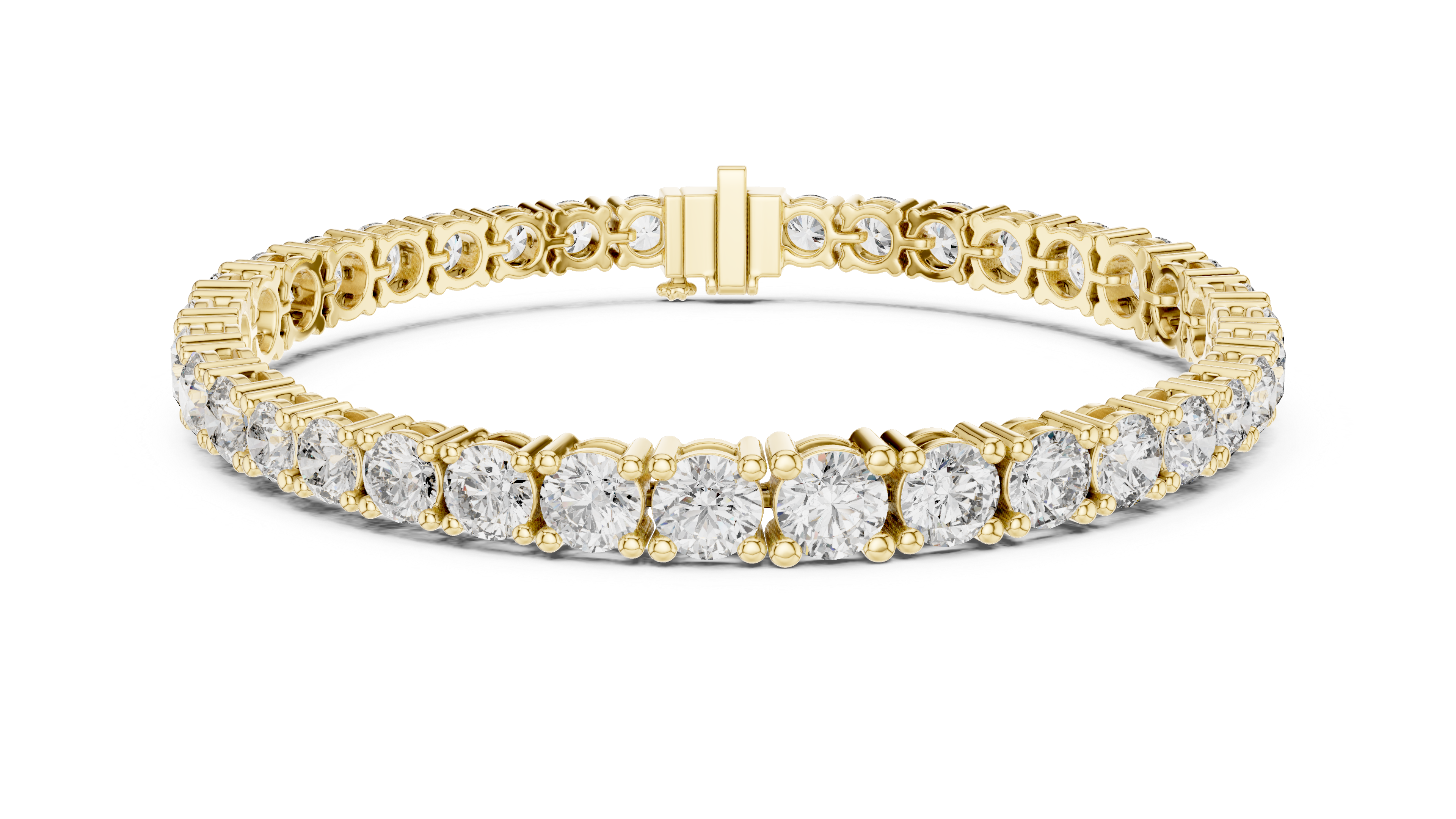 Luxury Round Diamond Tennis Bracelet