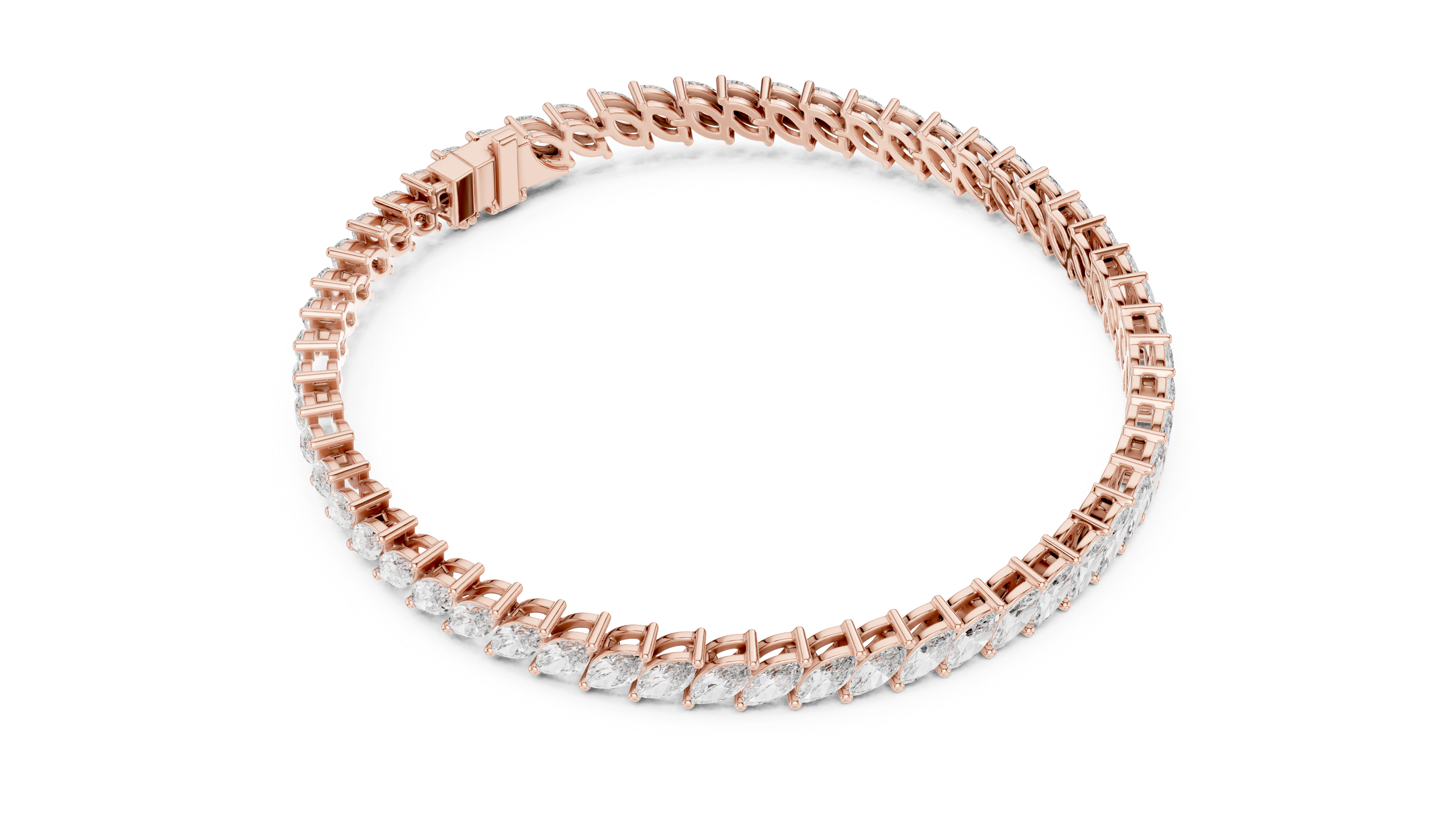 Luxury Marquise Diamond Bracelet