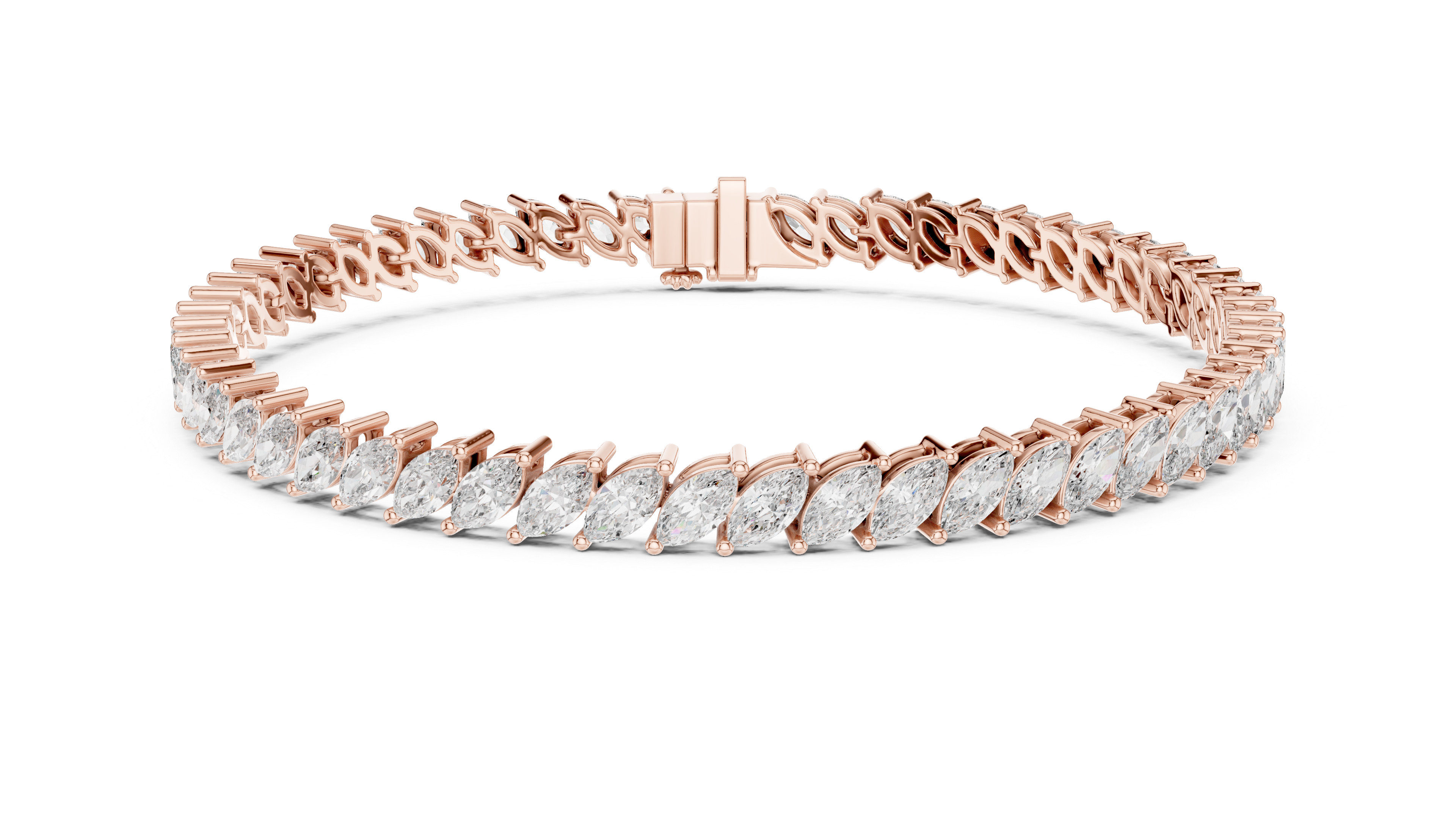 Luxury Marquise Diamond Bracelet