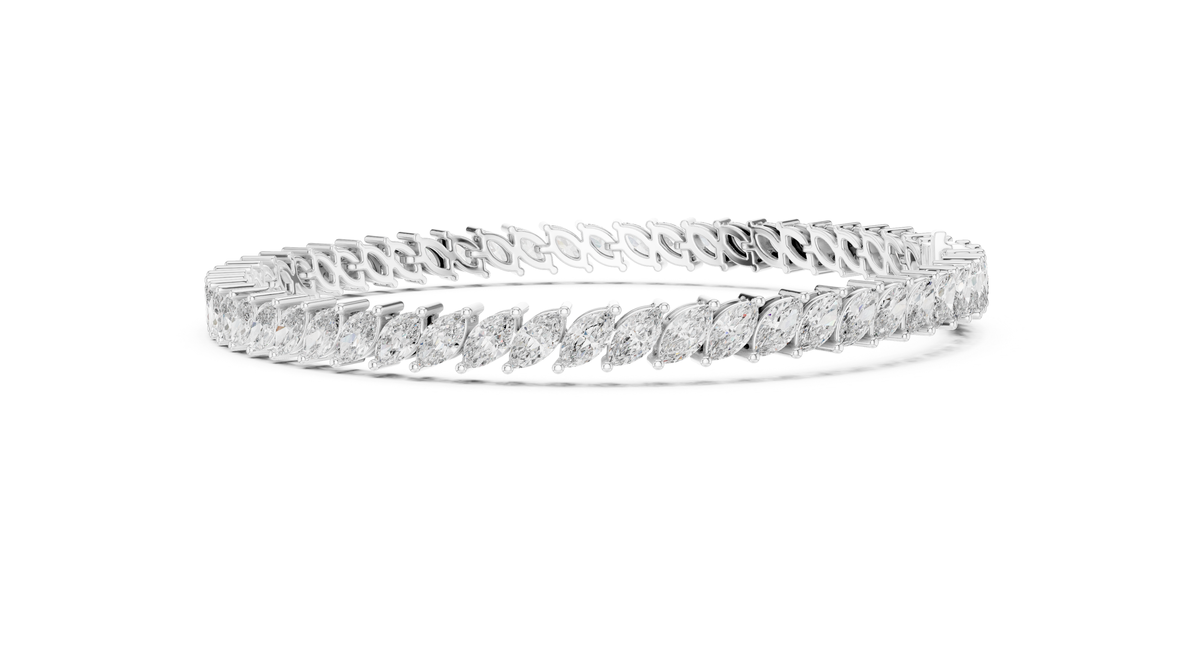 Luxury Marquise Diamond Bracelet