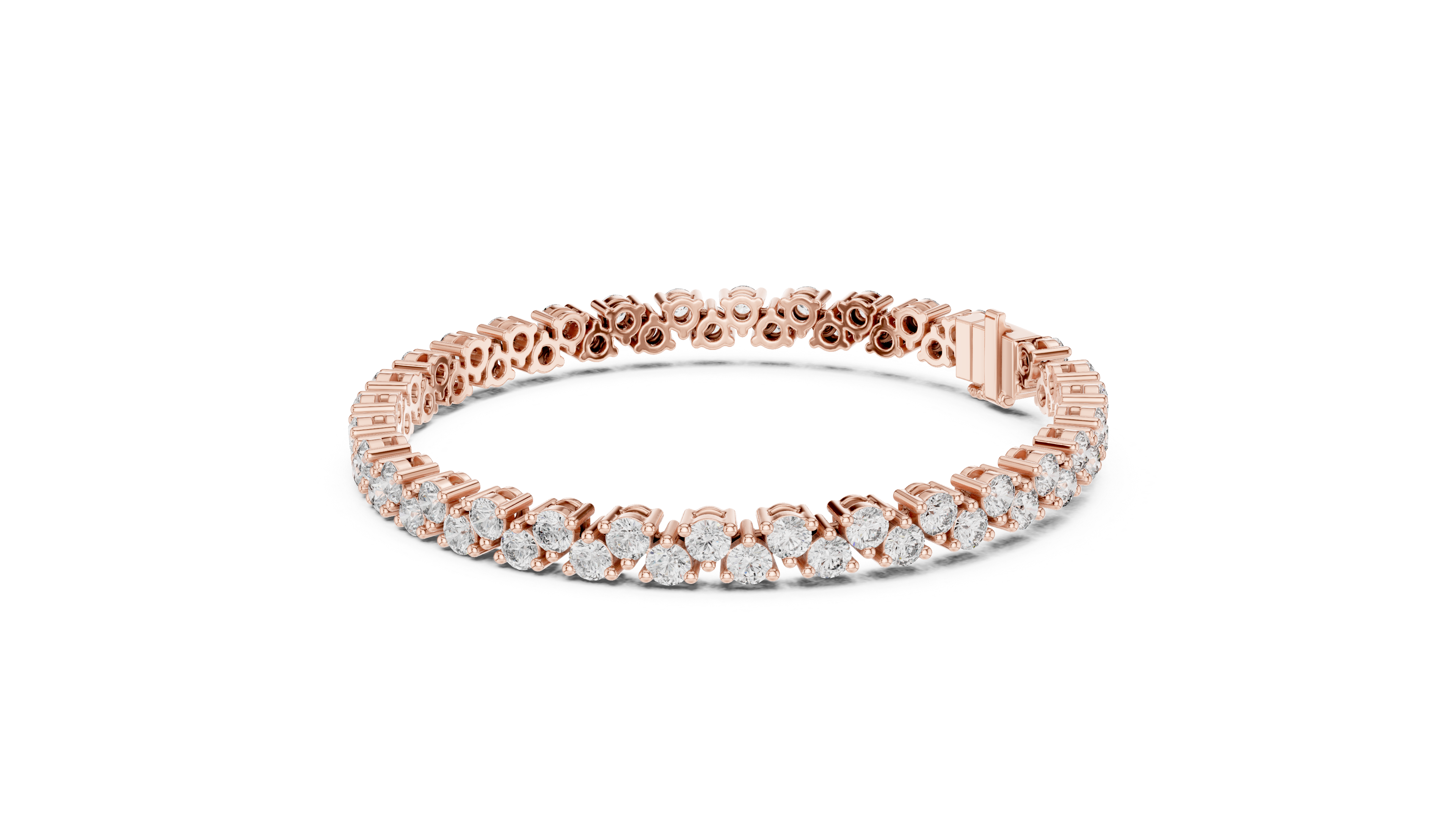 Graduated Diamond Tennis Bracelet