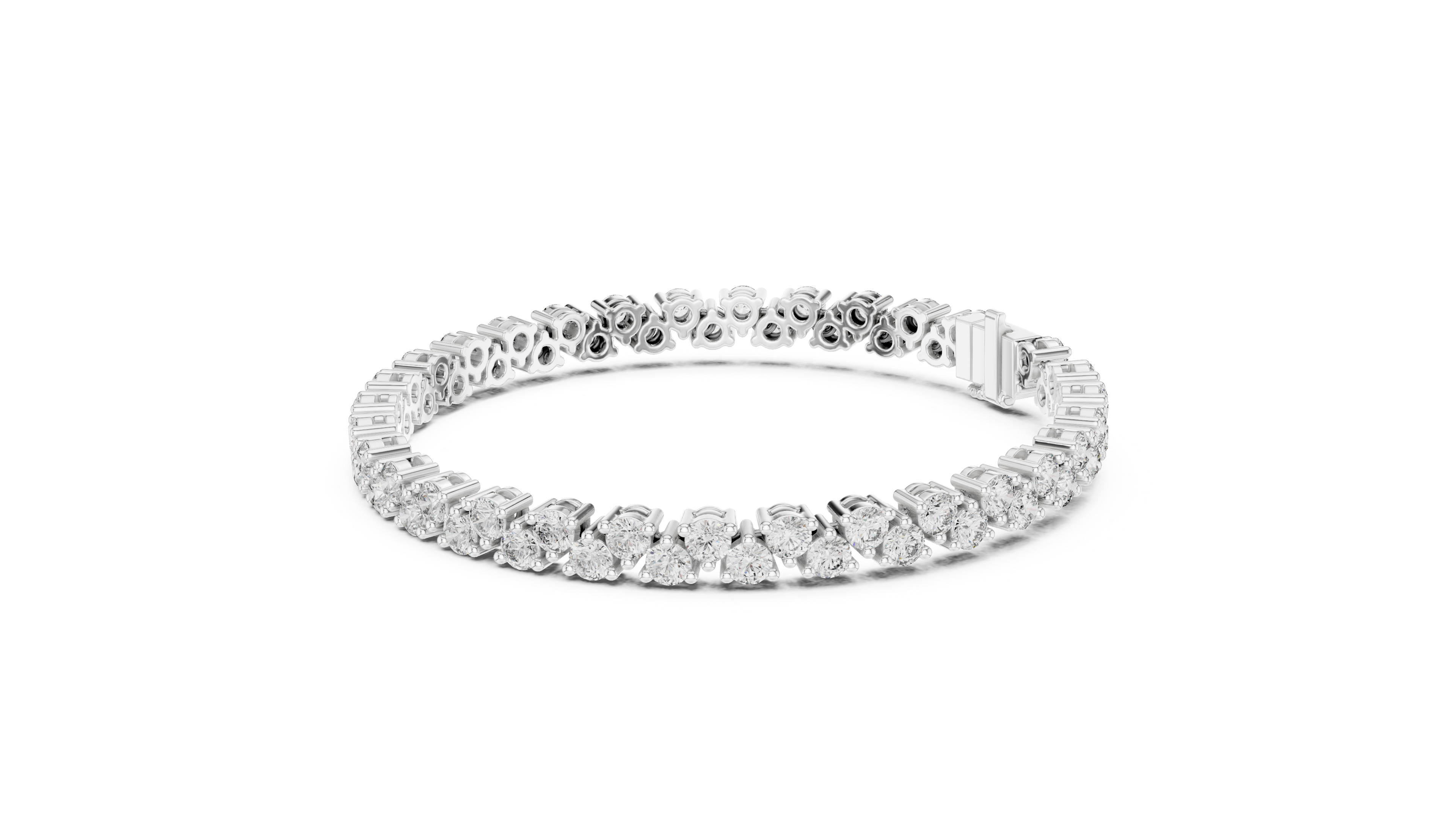 Graduated Diamond Tennis Bracelet