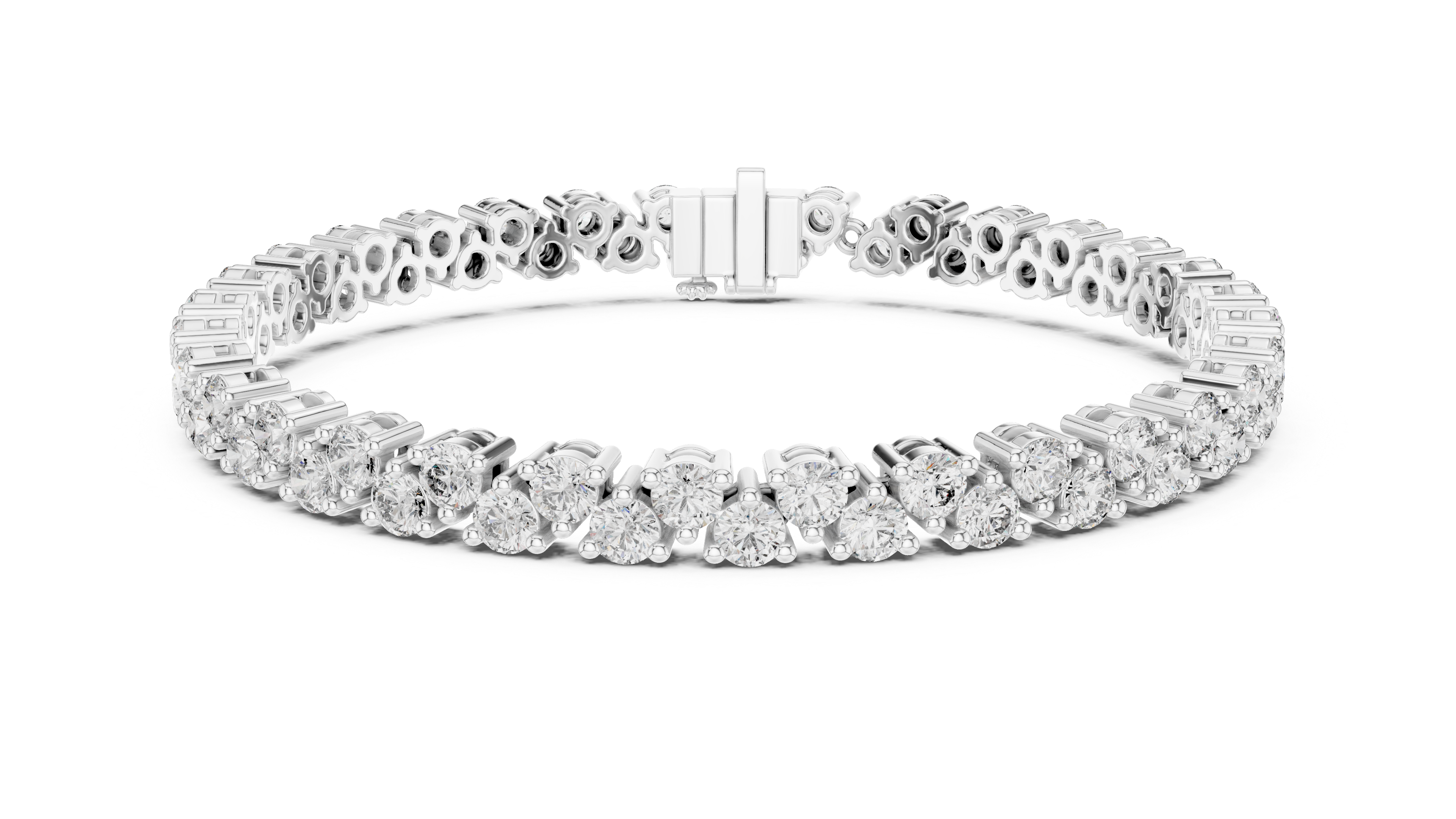Graduated Diamond Tennis Bracelet