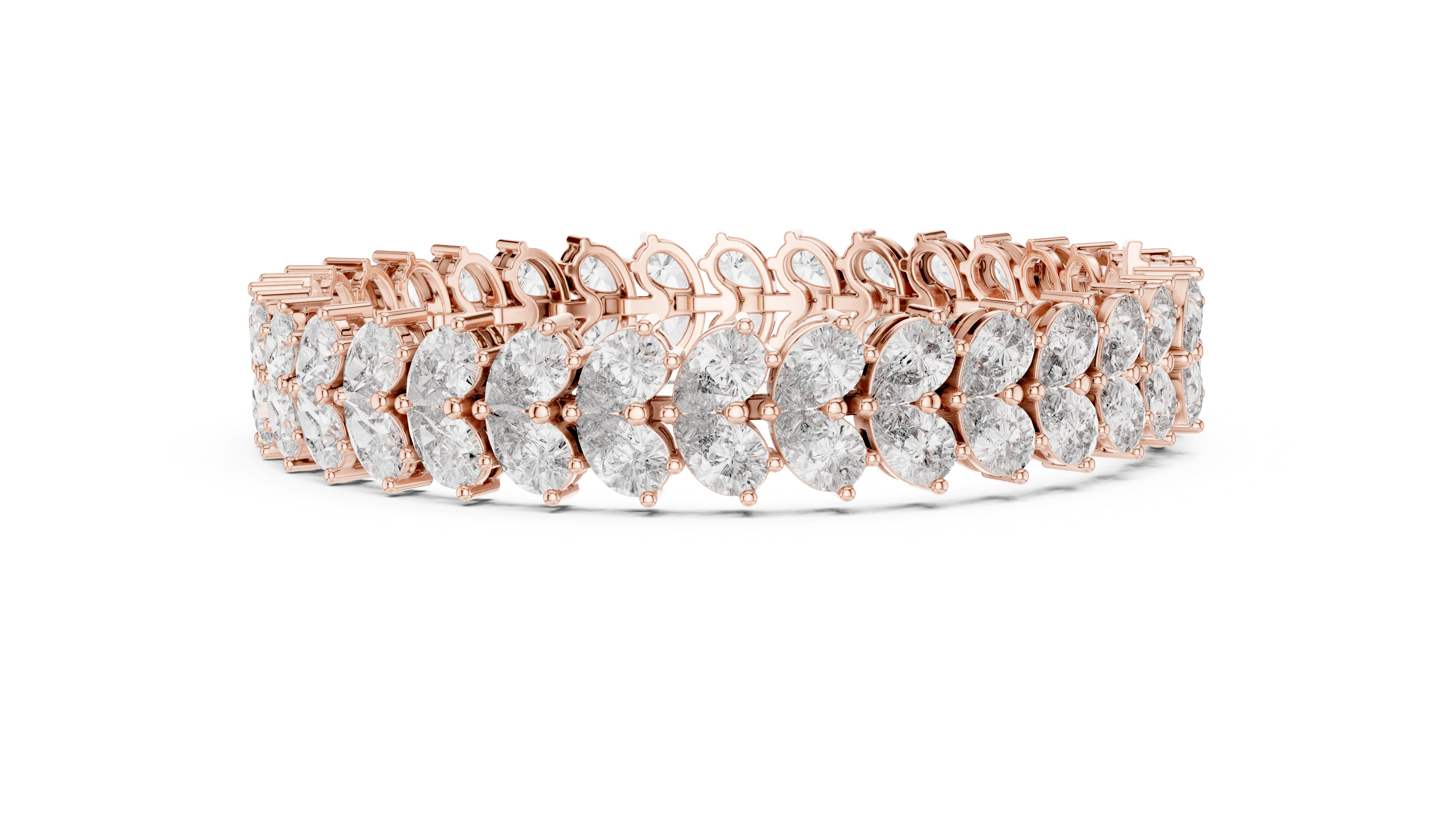 Luxury Pear Diamond Bracelet