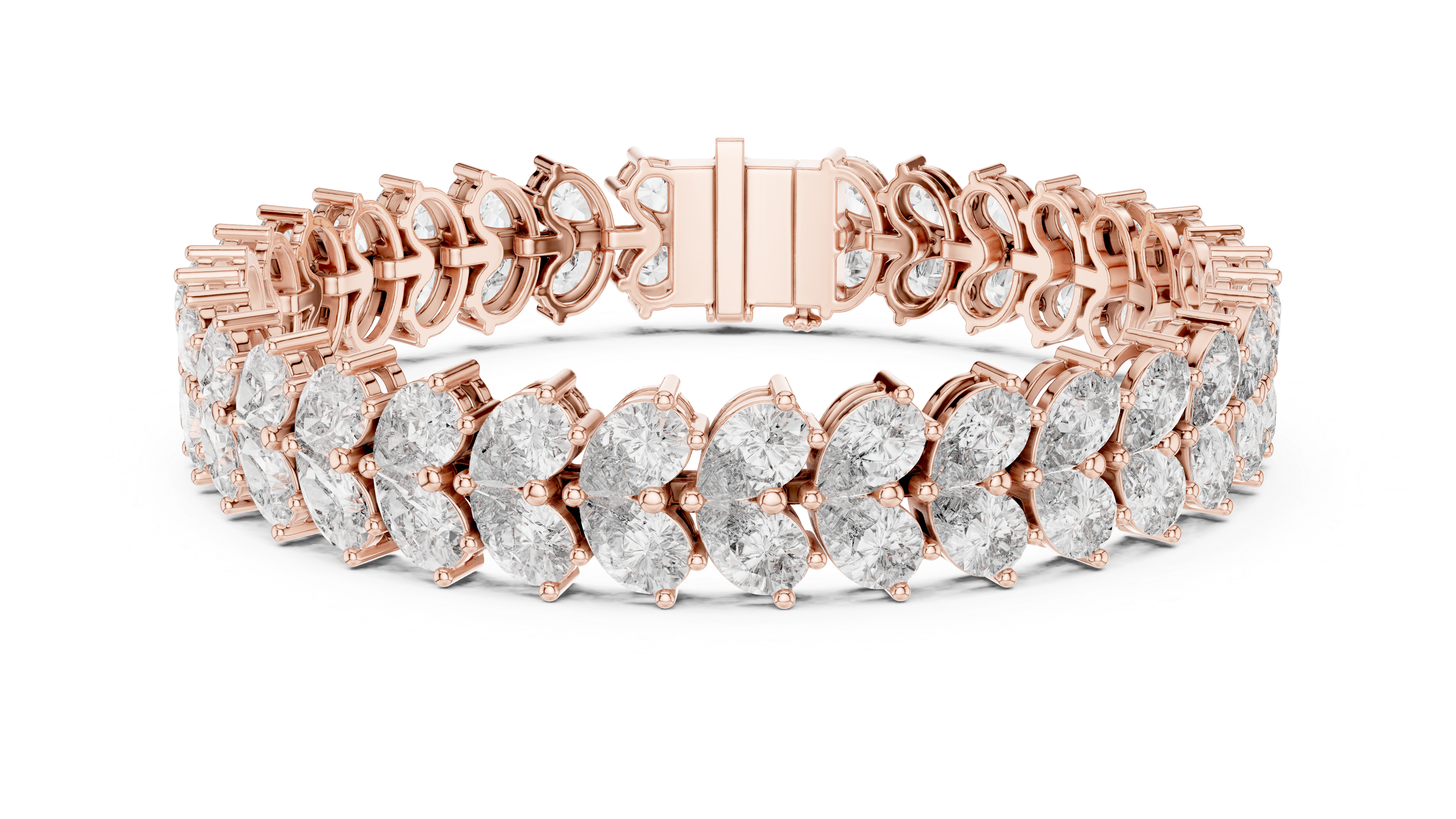 Luxury Pear Diamond Bracelet