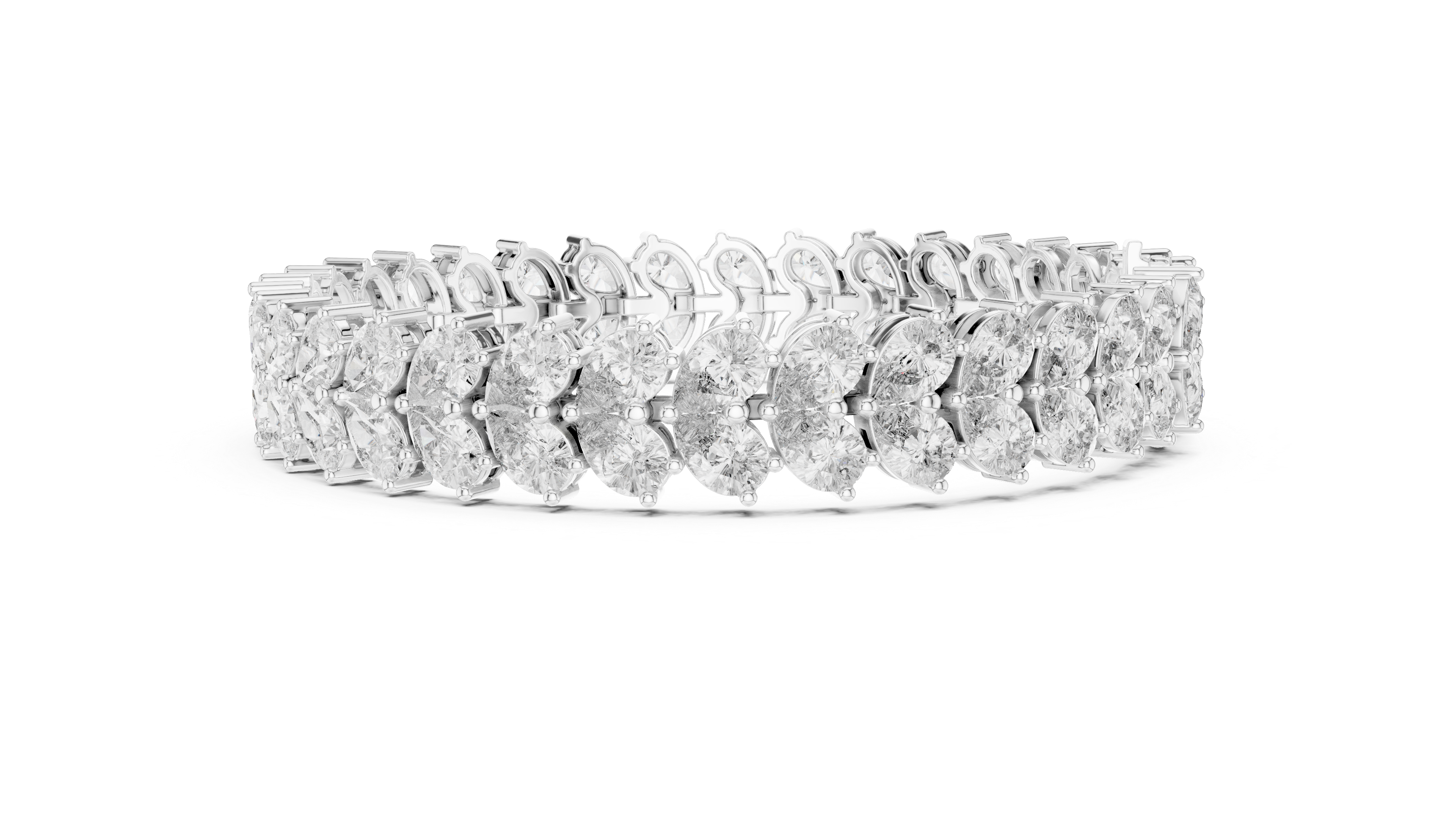 Luxury Pear Diamond Bracelet