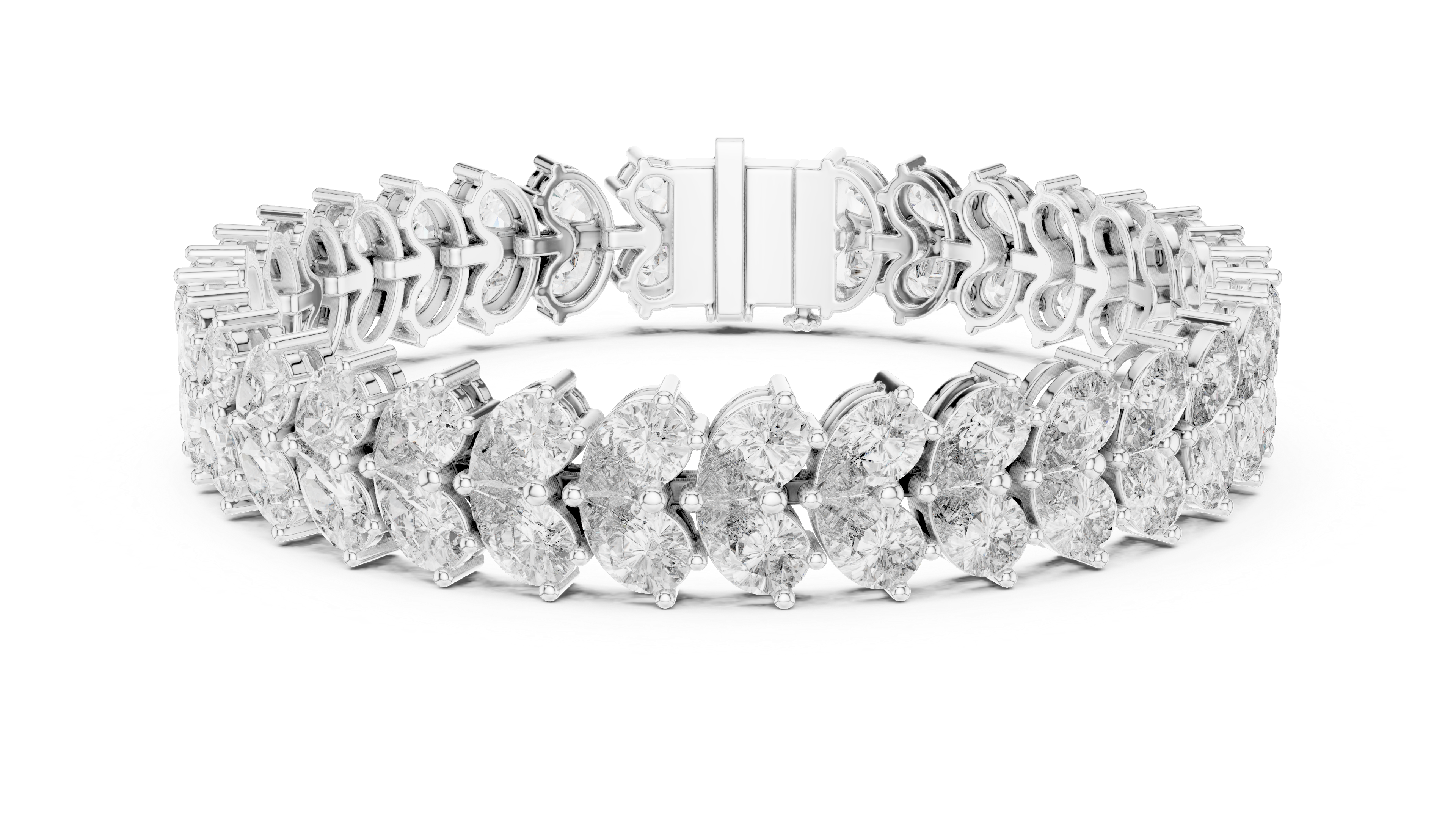 Luxury Pear Diamond Bracelet