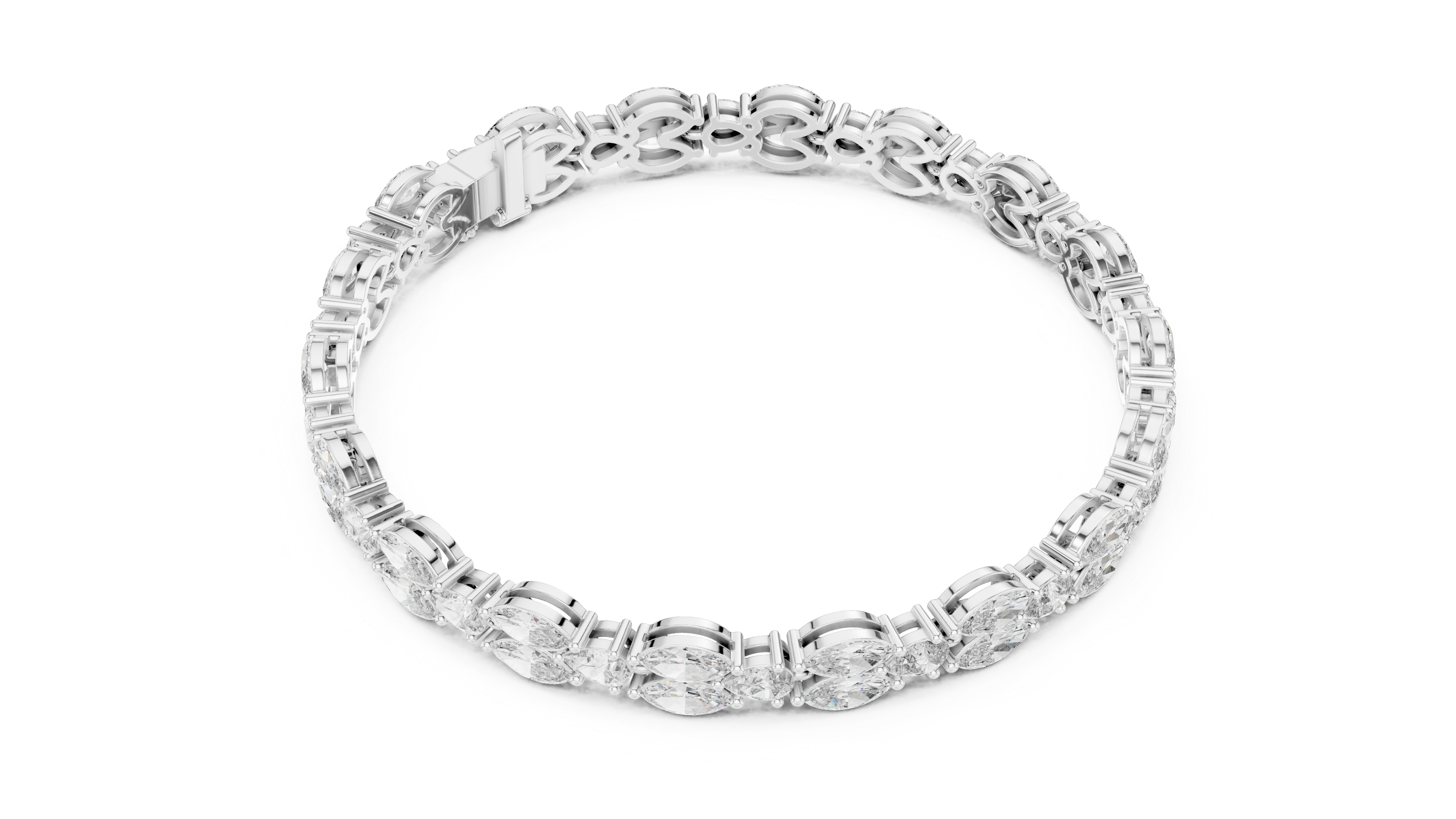 Luxury Marquise Diamond Bracelet