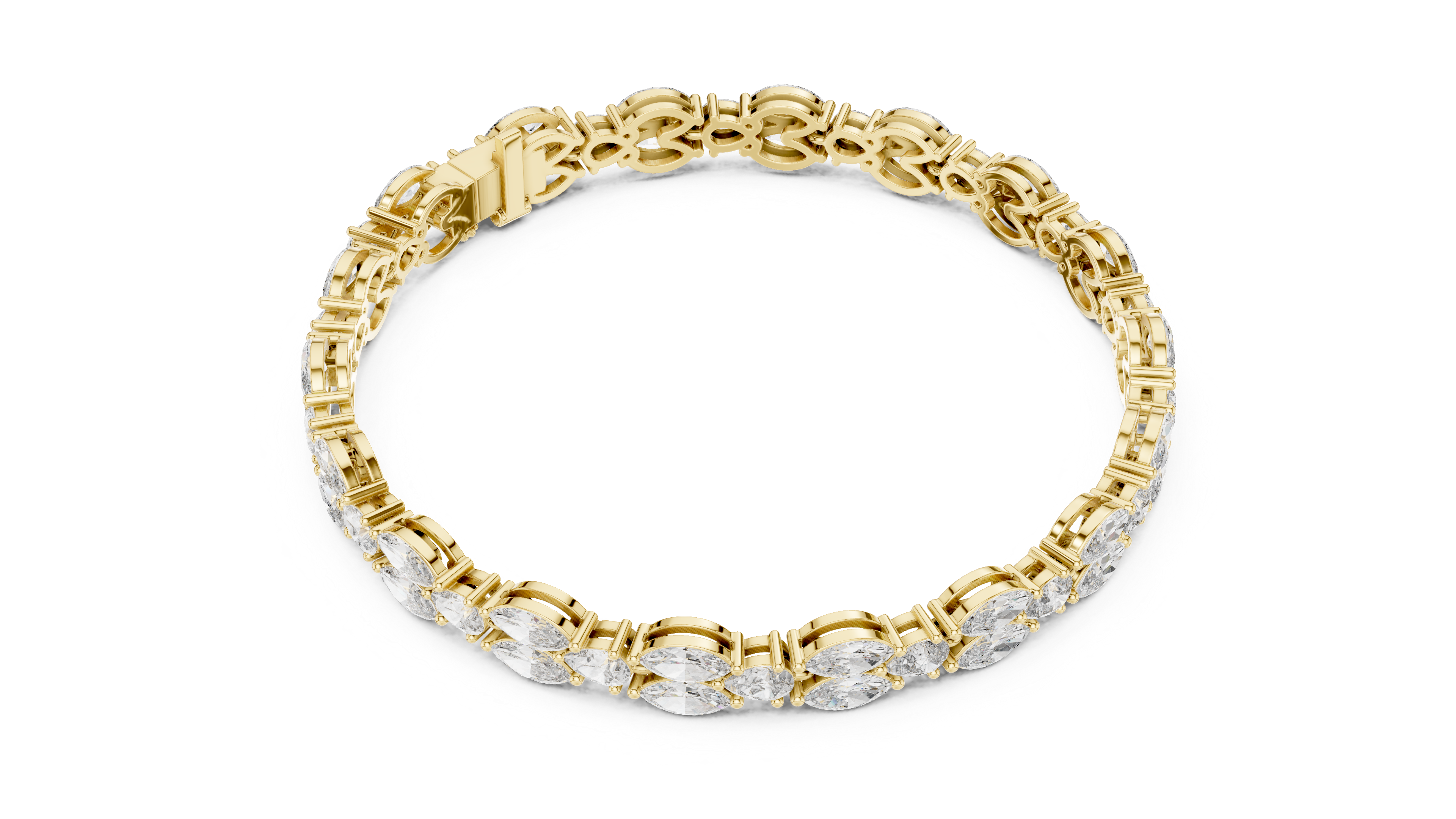 Luxury Marquise Diamond Bracelet