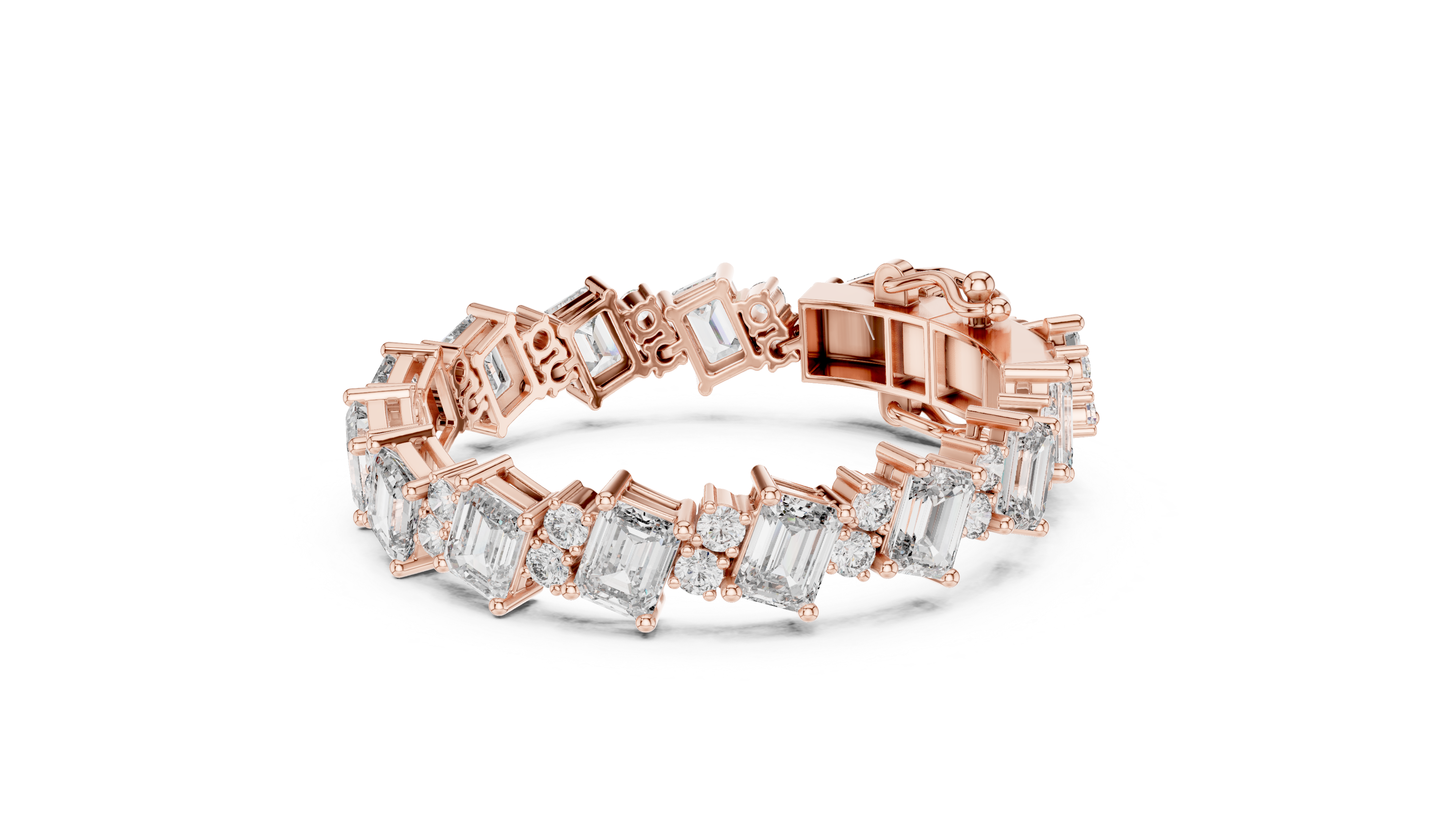 Luxury Emerald Diamond Bracelet